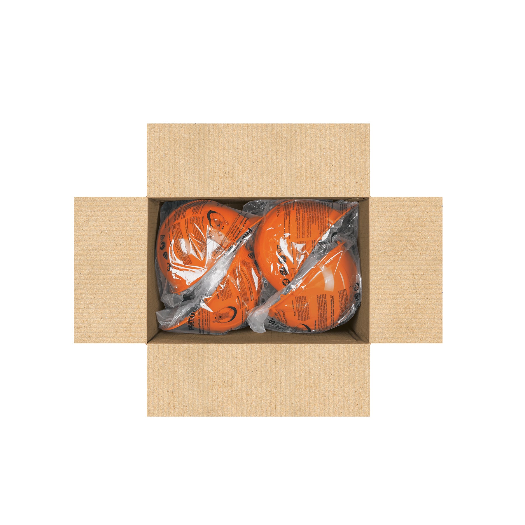 Casco de seguridad, ajuste de intervalos, naranja, PRETUL