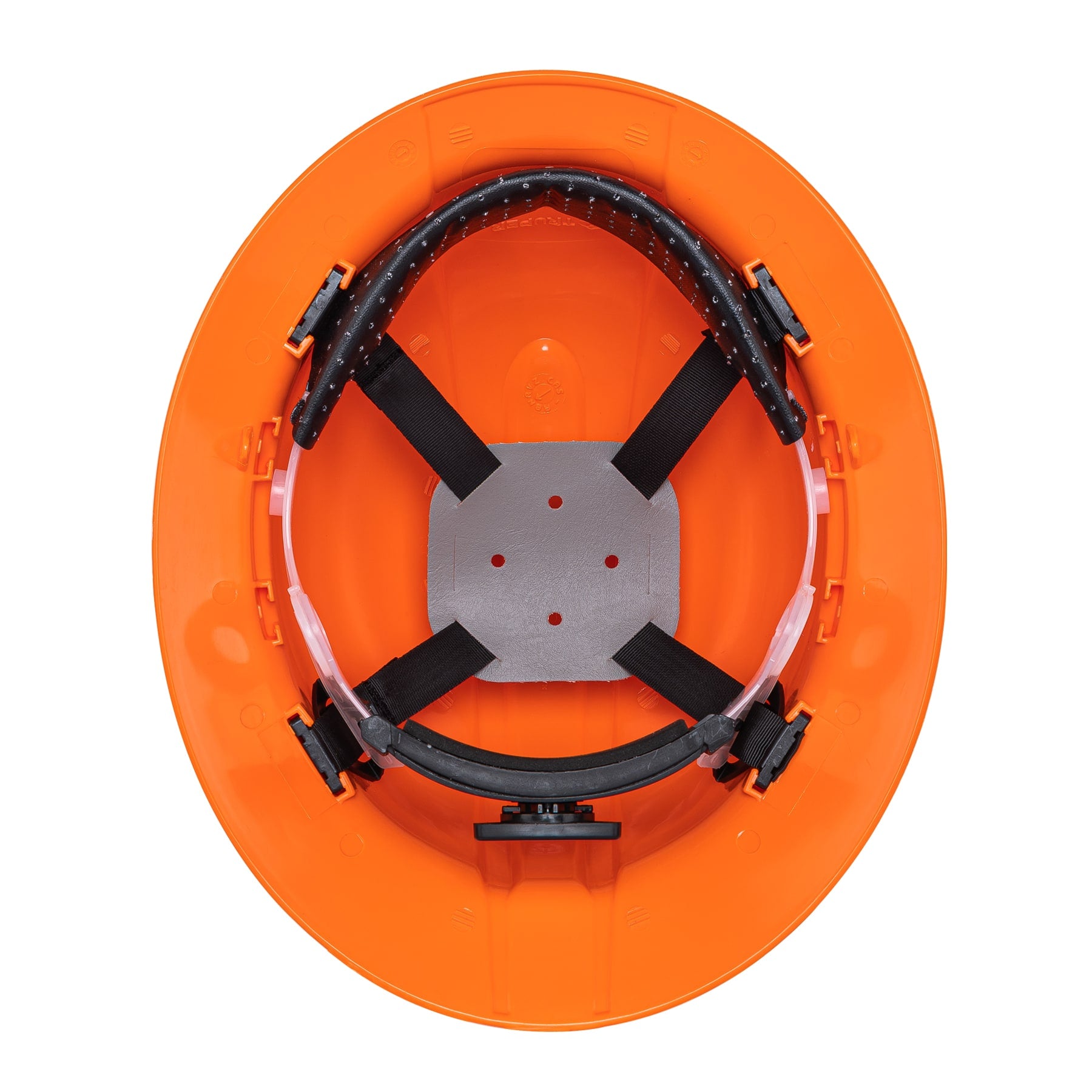 Casco de seguridad ala ancha, naranja, TRUPER