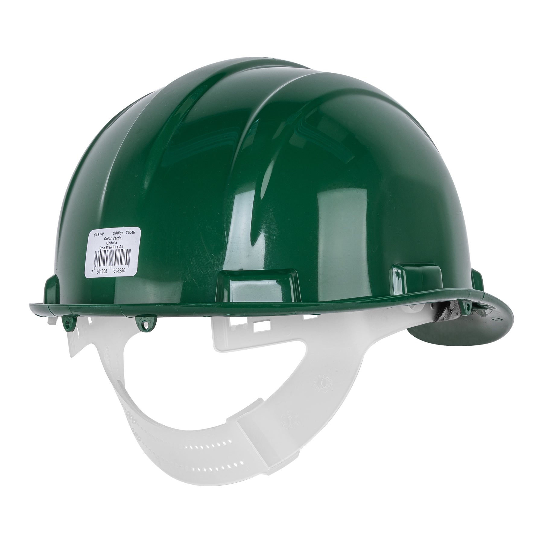 Casco de seguridad, ajuste de intervalos, verde, PRETUL