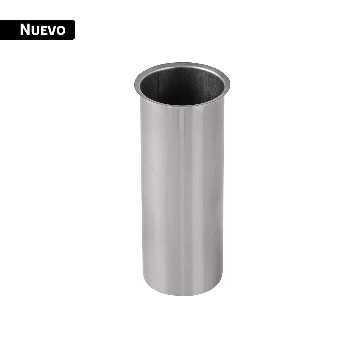 Casquillo de acero inoxidable para contracanasta,1-1/2",10cm