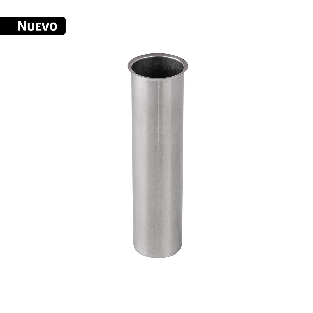 Casquillo de acero inoxidable para contracanasta,1-1/2",15cm