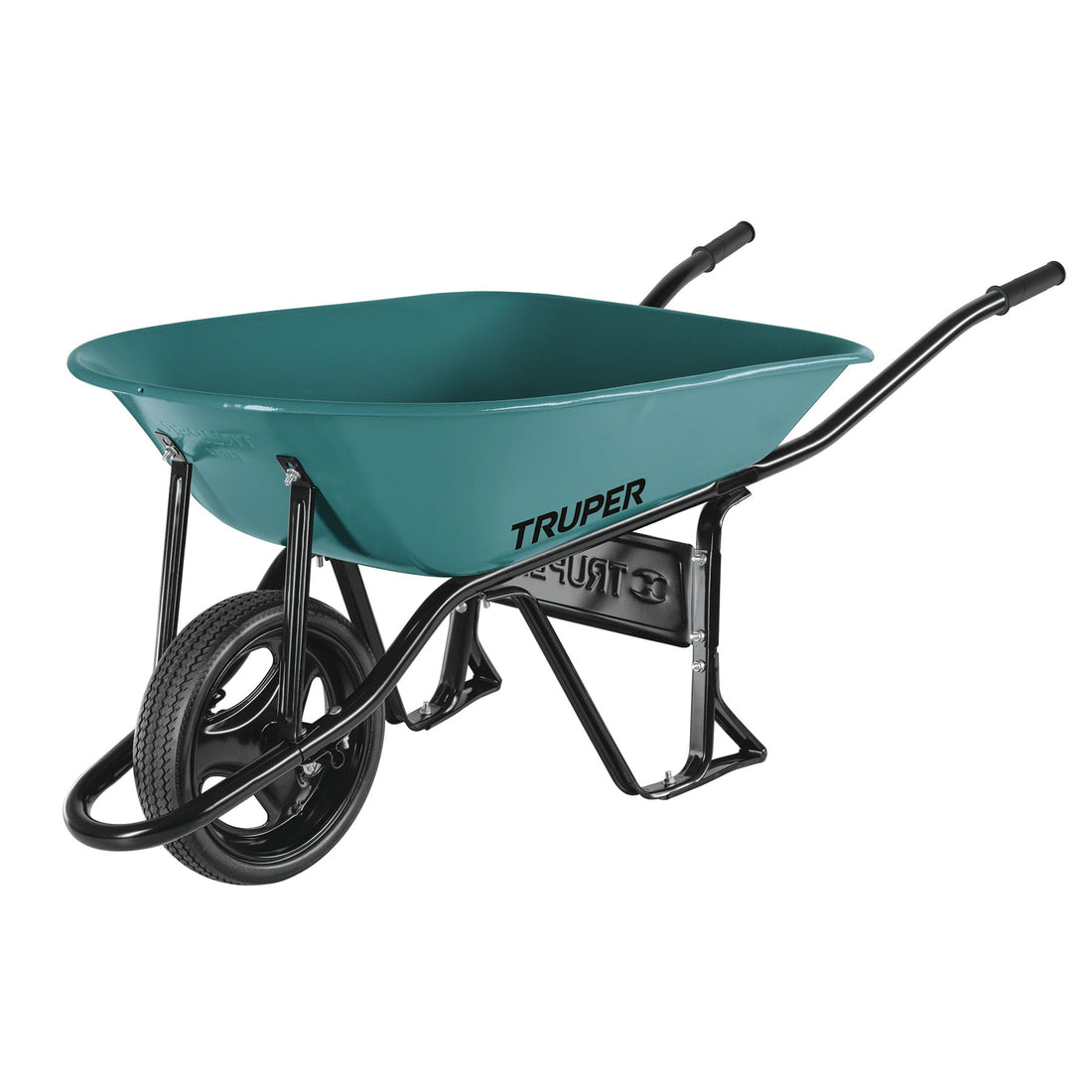 Carretilla 5 ft3 Llanta sólida, bastidor tubular, TRUPER