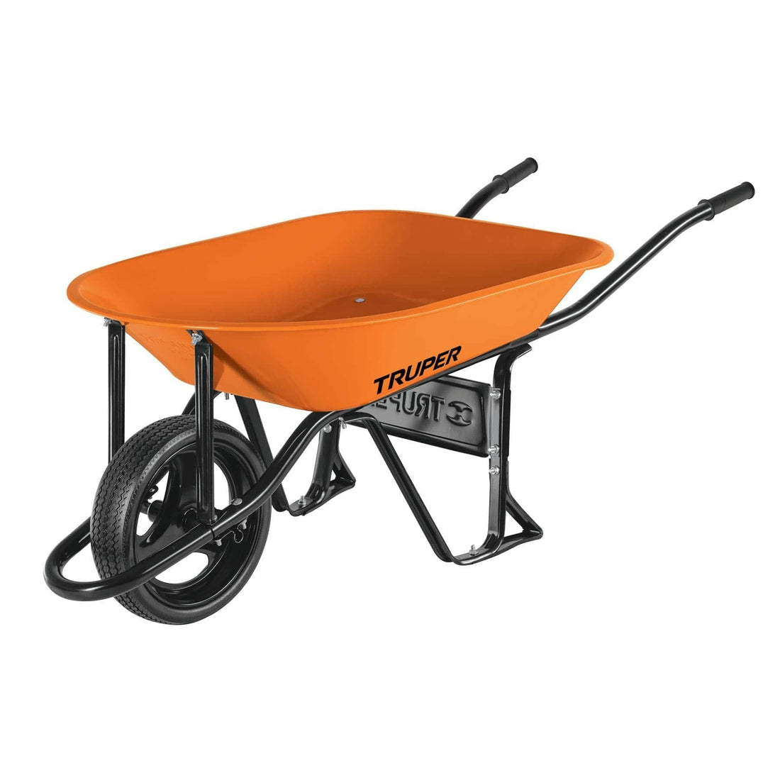 Carretilla 4.5 ft3 Llanta sólida, bastidor tubular, TRUPER
