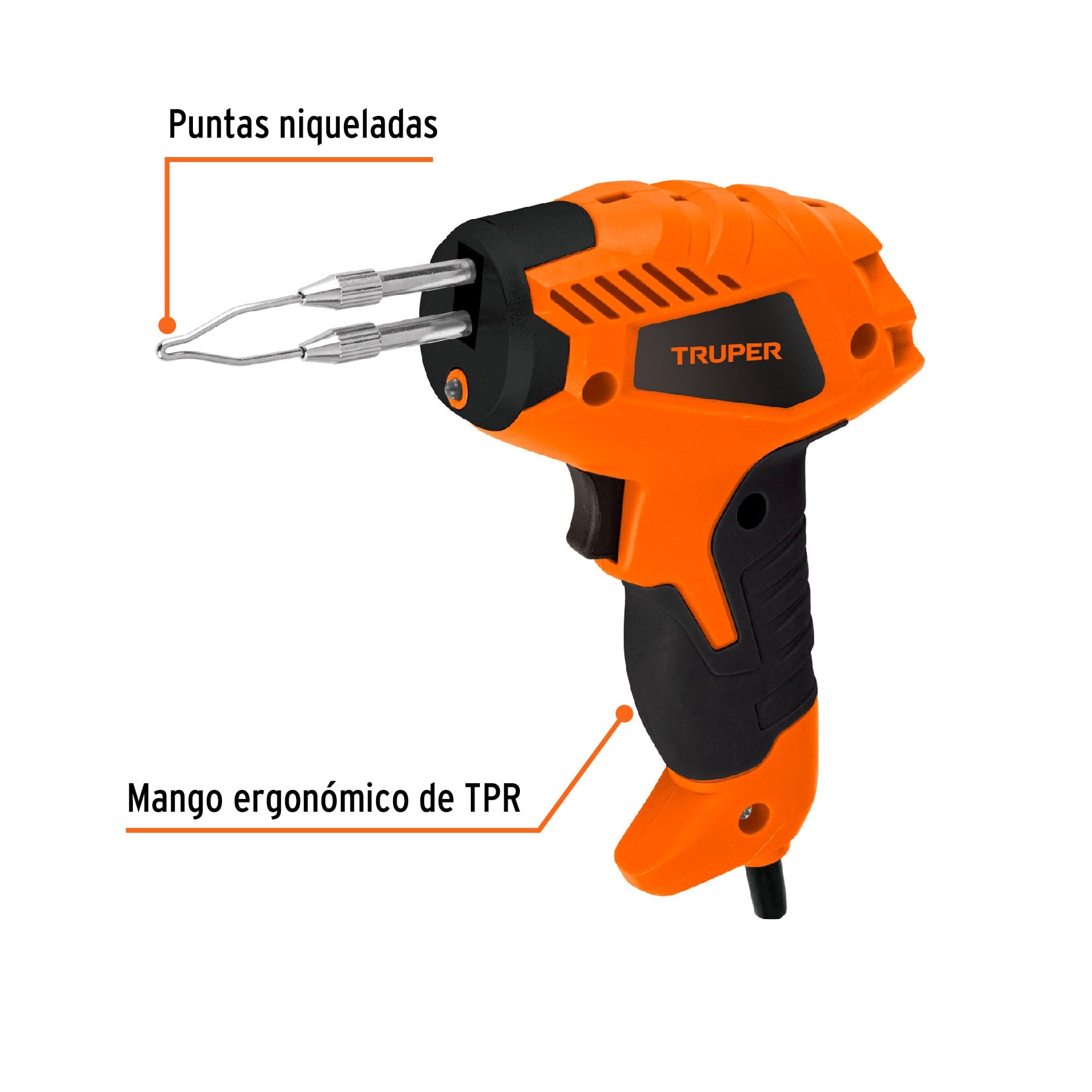 Cautín 50 W tipo pistola, TRUPER