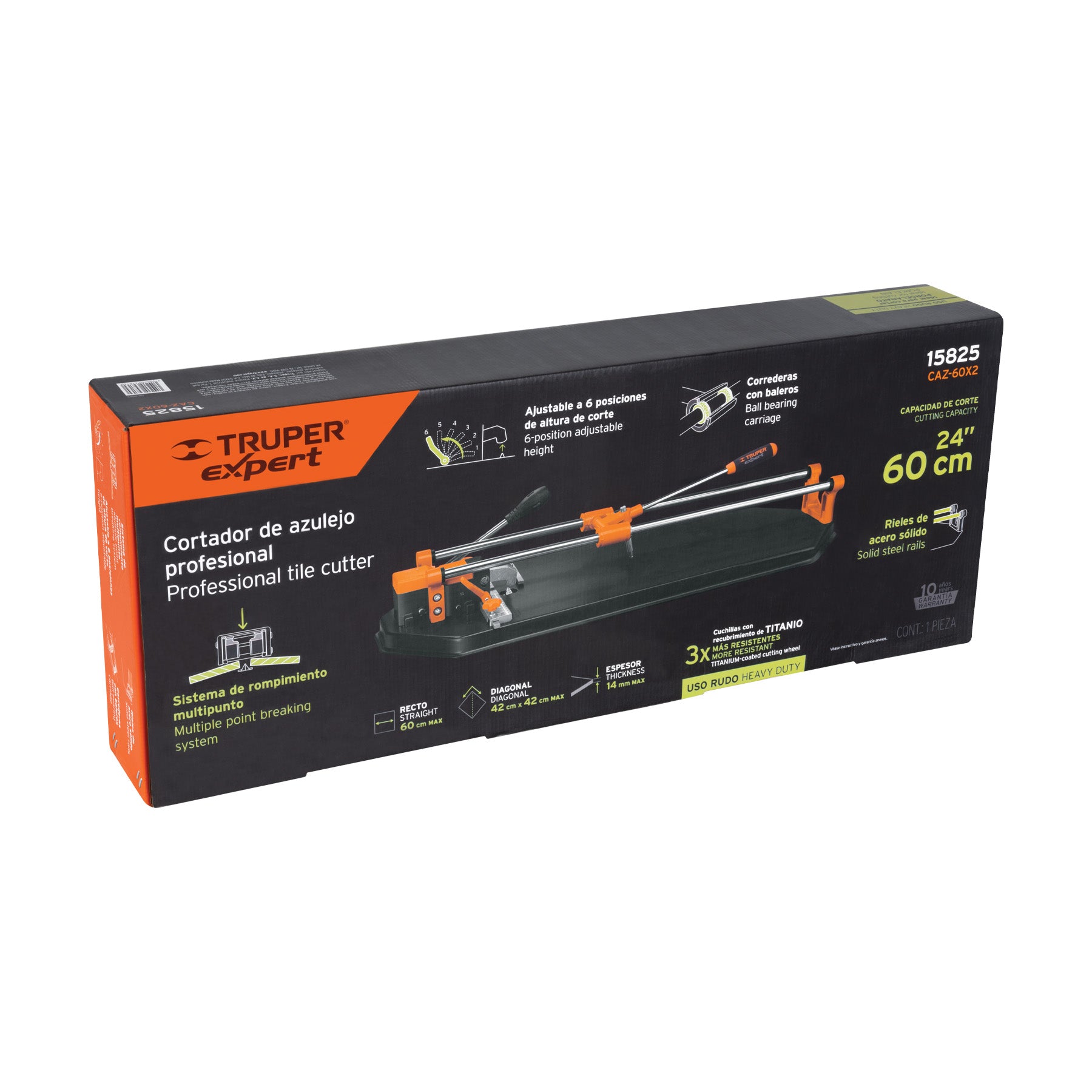 Cortador azulejo 24" (60cm) romp.multipunto en caja, EXPERT
