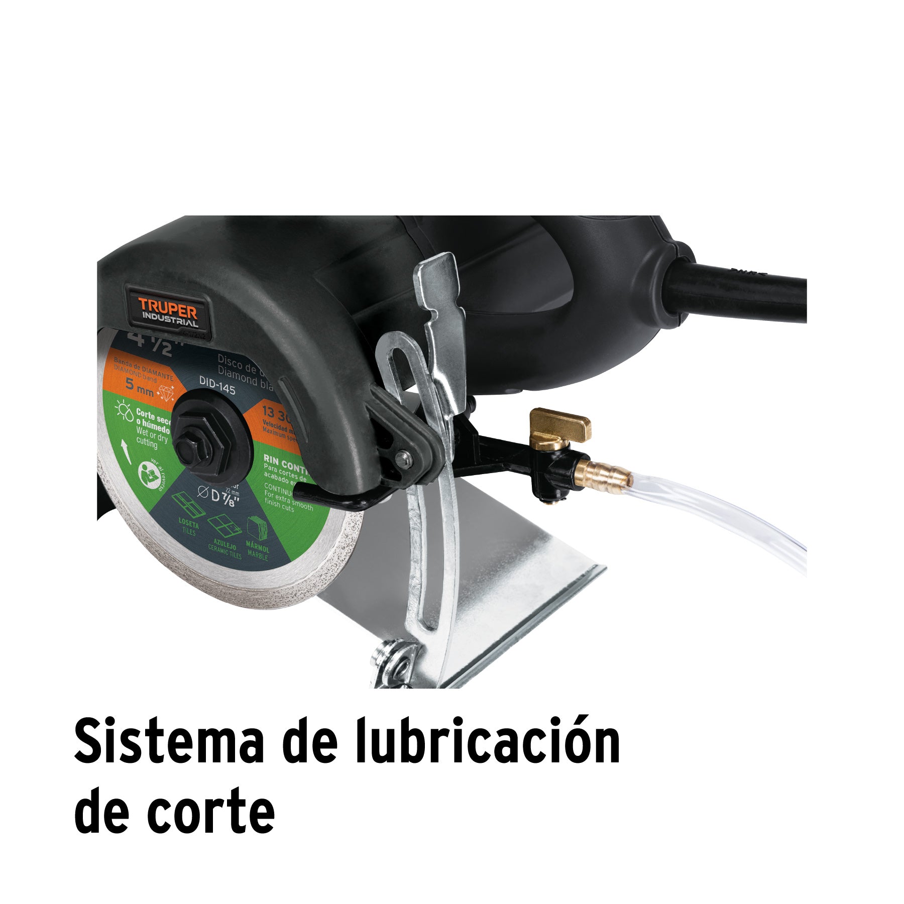 Cortador de azulejos 4-1/2", 1320W, TRUPER INDUSTRIAL