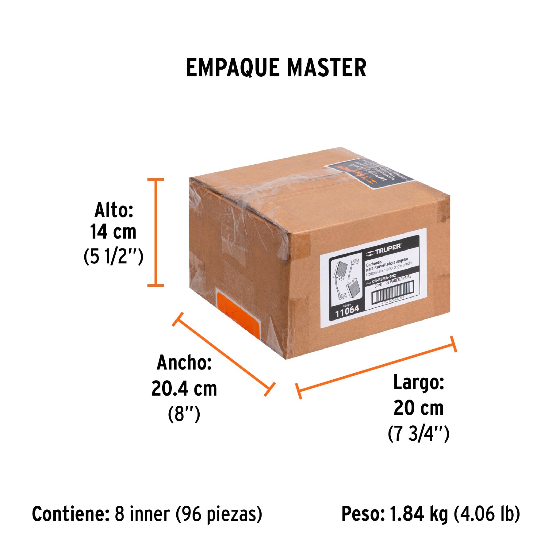 Bolsa con 2 carbones de repuesto para ESMA-9N2, TRUPER - Empaque