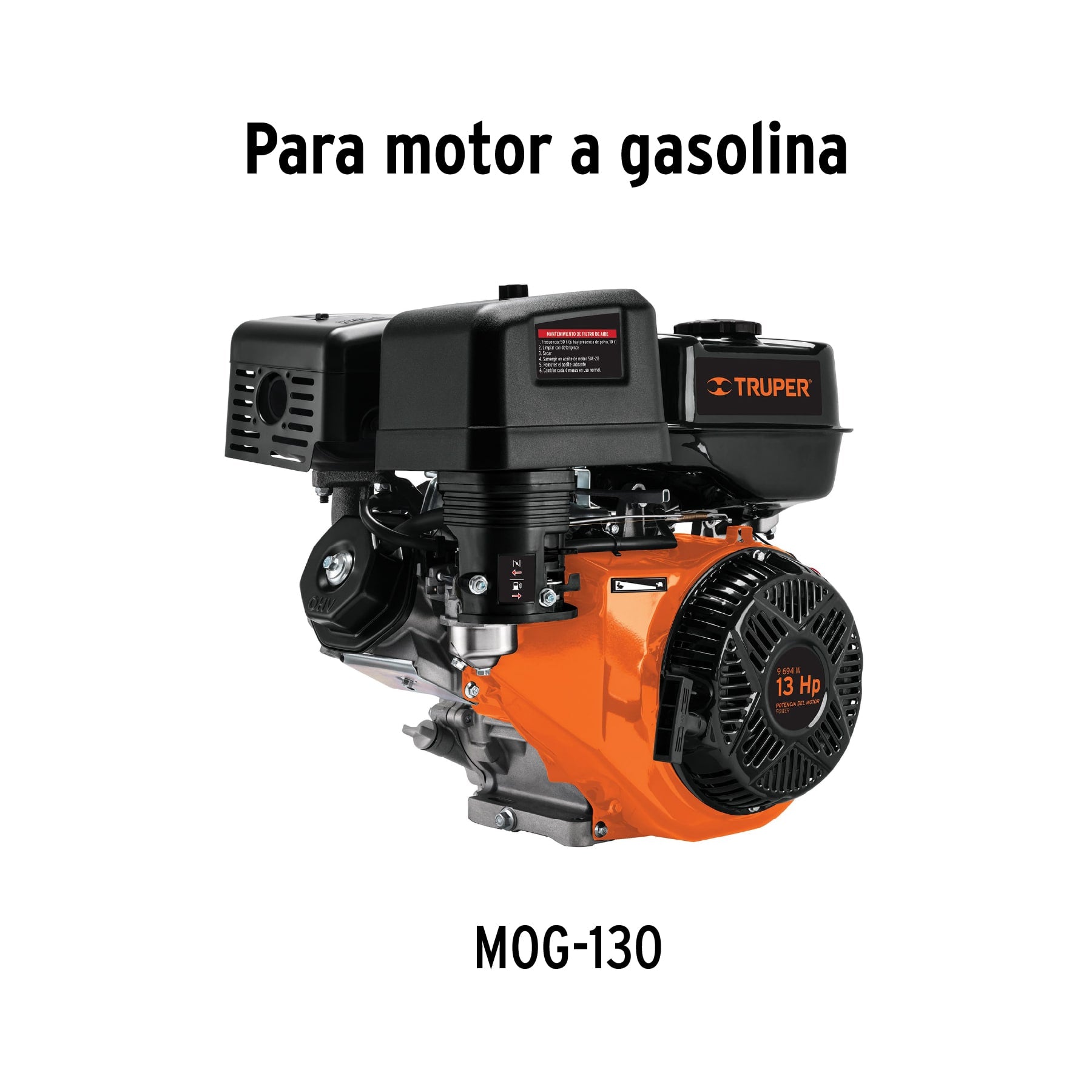 Carburador para motor a gasolina MOG-130, TRUPER