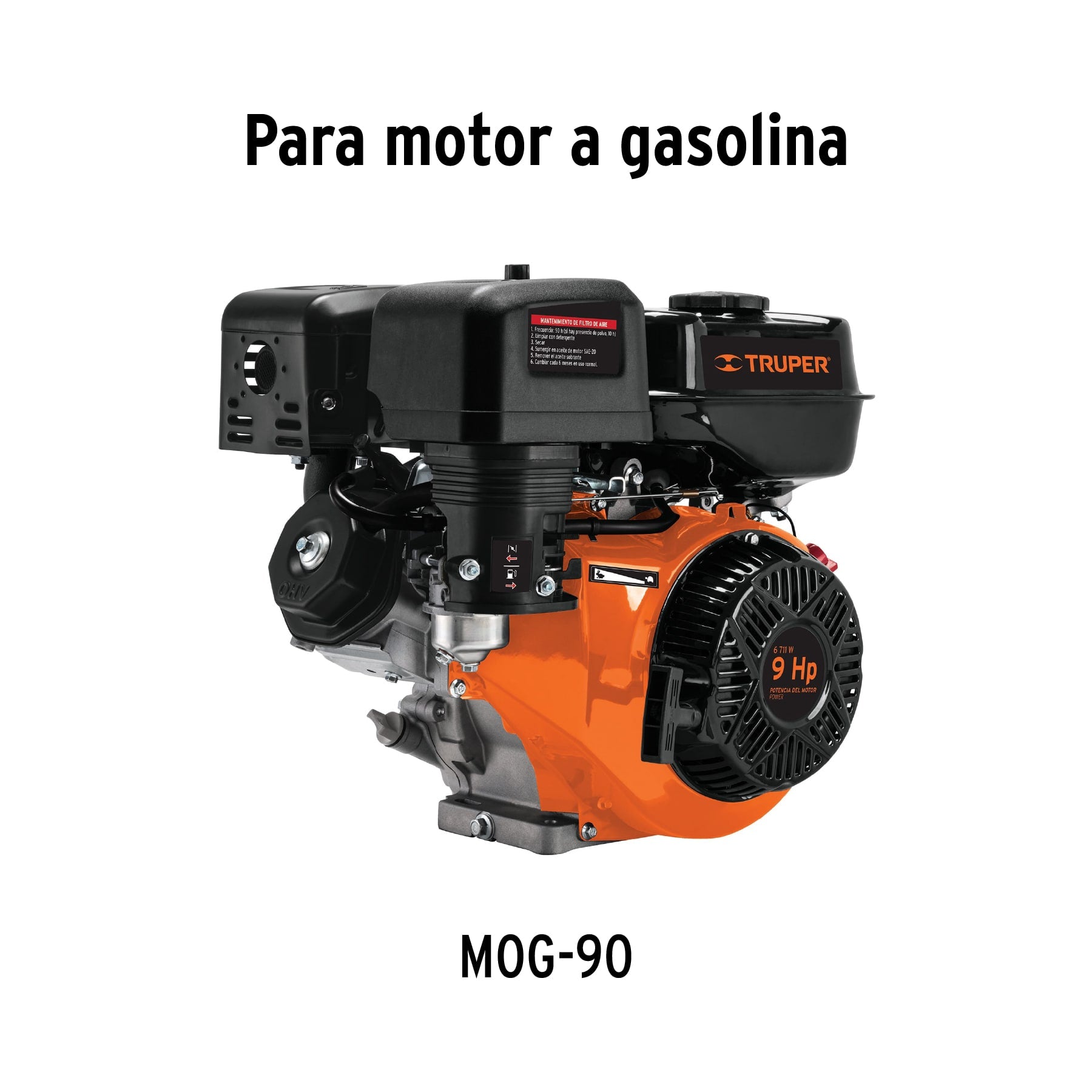 Carburador para motor a gasolina MOG-90, TRUPER