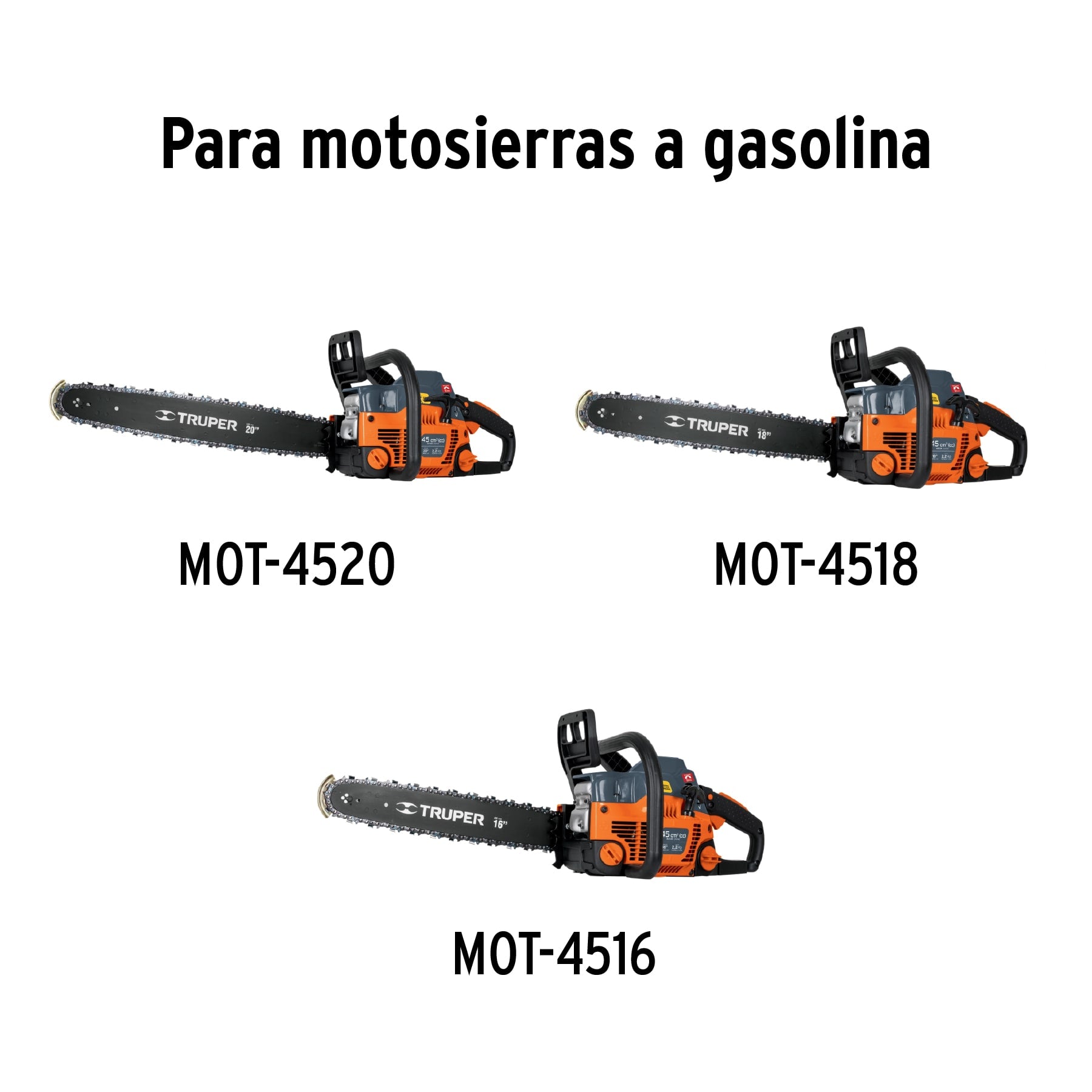 Carburador p/motosierras a gasolinaMOT-4520/4518/4516 TRUPER