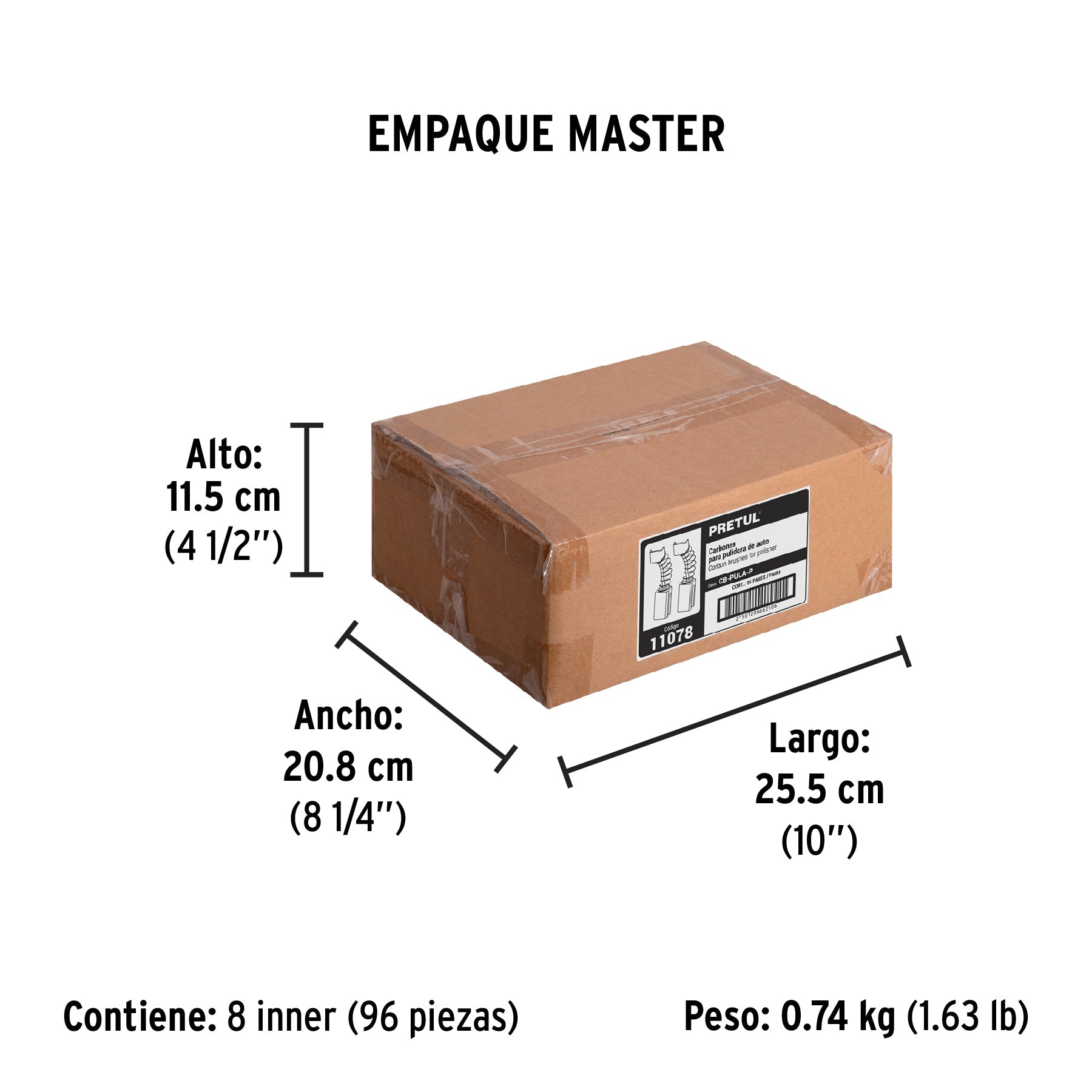 Bolsa con 2 carbones de repuesto para PULA-P, TRUPER - Empaque