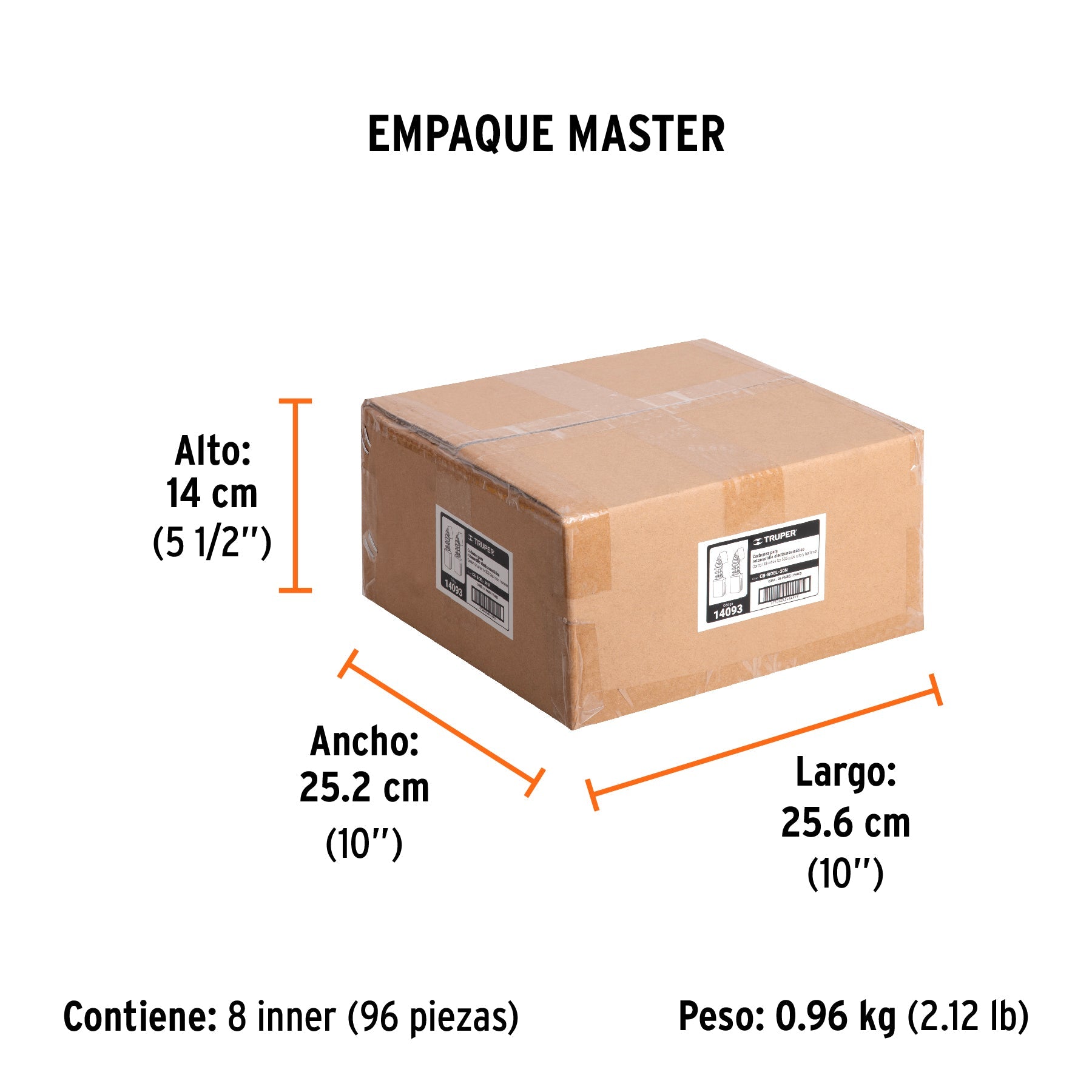 Bolsa con 2 carbones de repuesto para ROEL-30N, TRUPER - Empaque