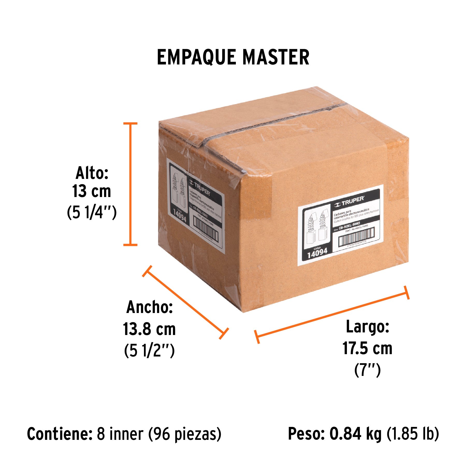 Bolsa con 2 carbones de repuesto para ROEL-50N2, TRUPER - Empaque