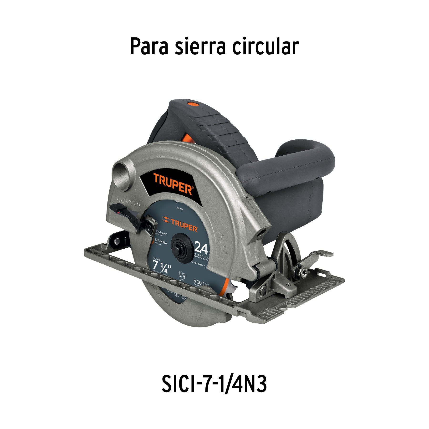 Bolsa con 2 carbones de repuesto para SICI-7-1/4N3, TRUPER