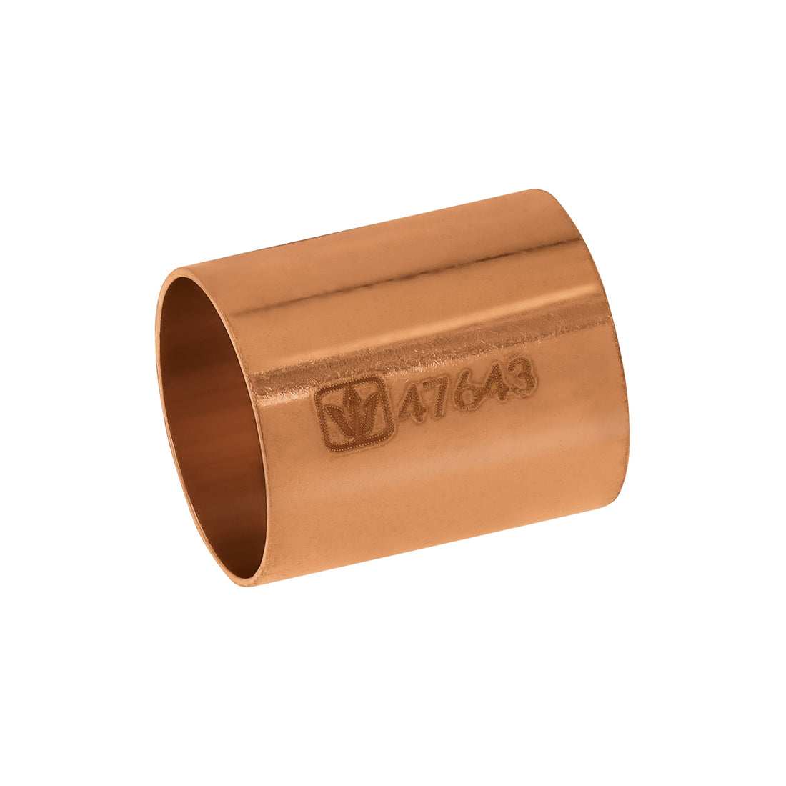 Cople de cobre 1/2", sin ranura, FOSET BASIC