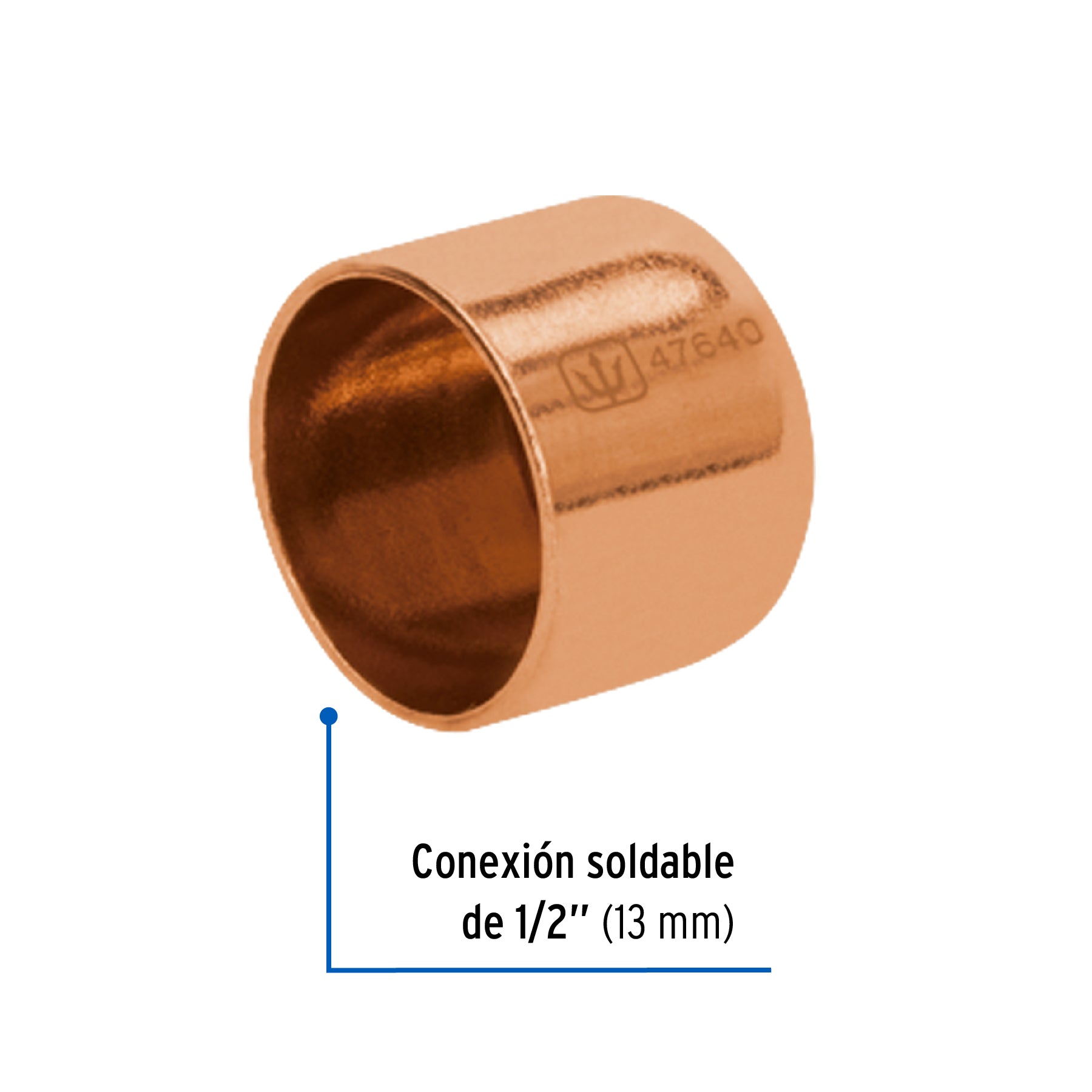 Tapón capa de cobre 1/2", FOSET BASIC