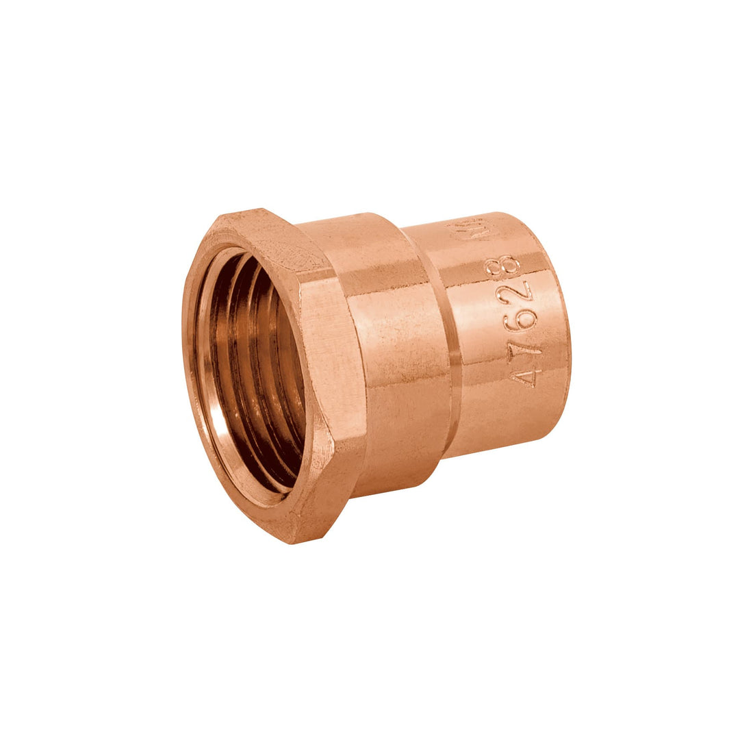 Conector de cobre de rosca interior 1/2", FOSET BASIC