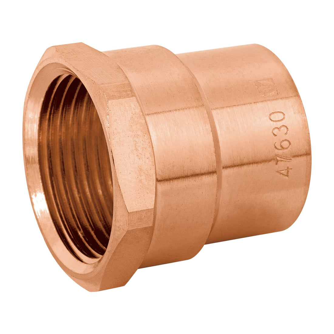 Conector de cobre de rosca interior 1", FOSET BASIC