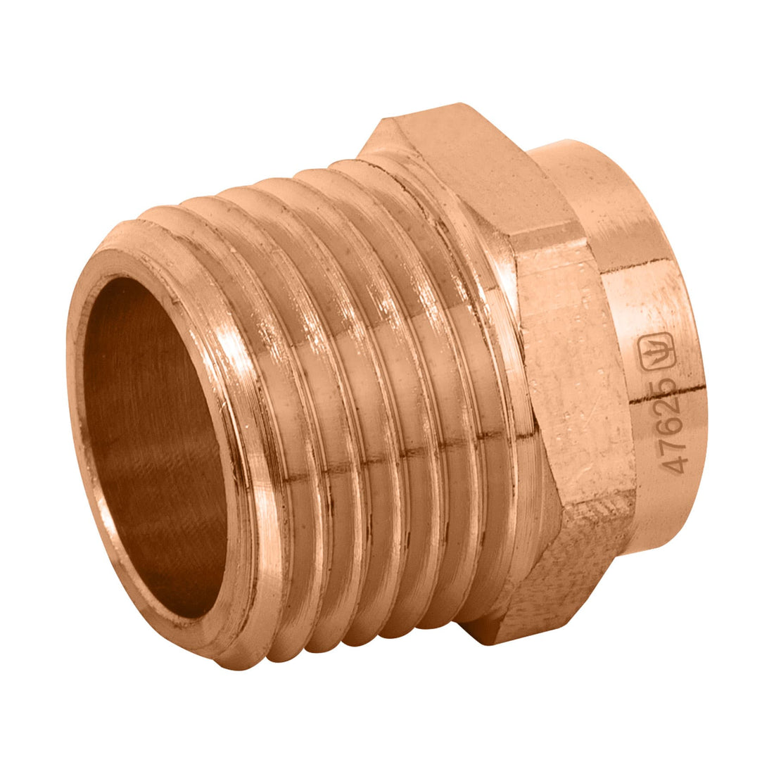 Conector de cobre de rosca exterior 1/2", FOSET BASIC