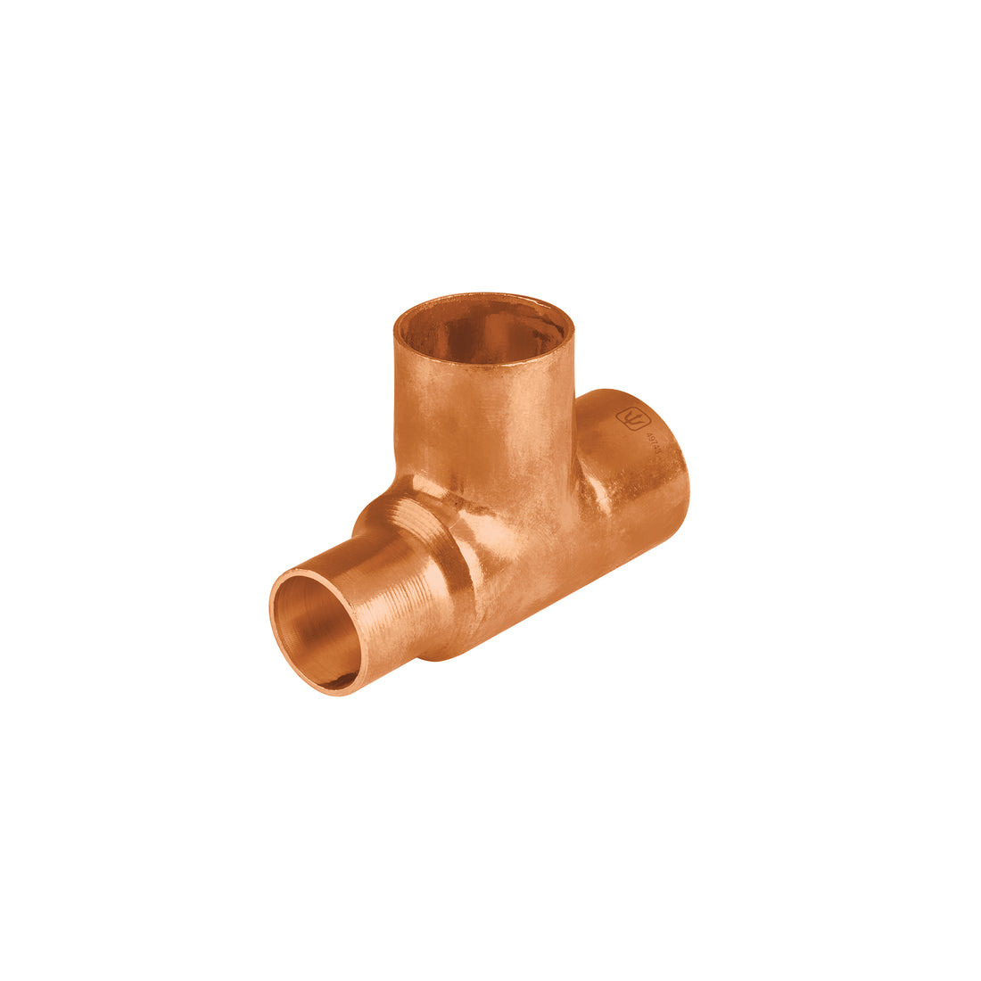 Tee reducida de cobre 3/4" x 1/2" x 3/4", FOSET