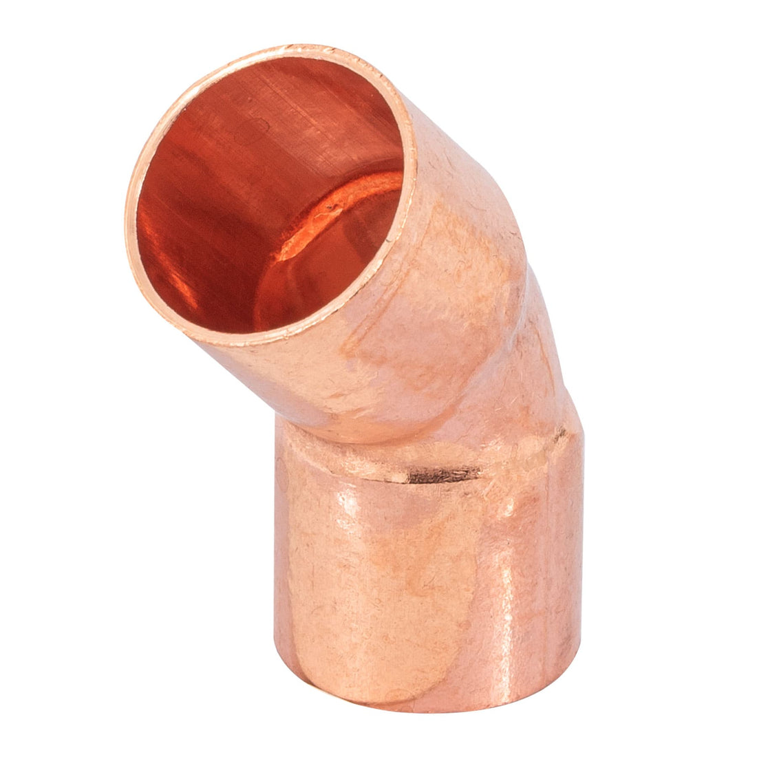 Codo 45° de cobre 1/2", FOSET