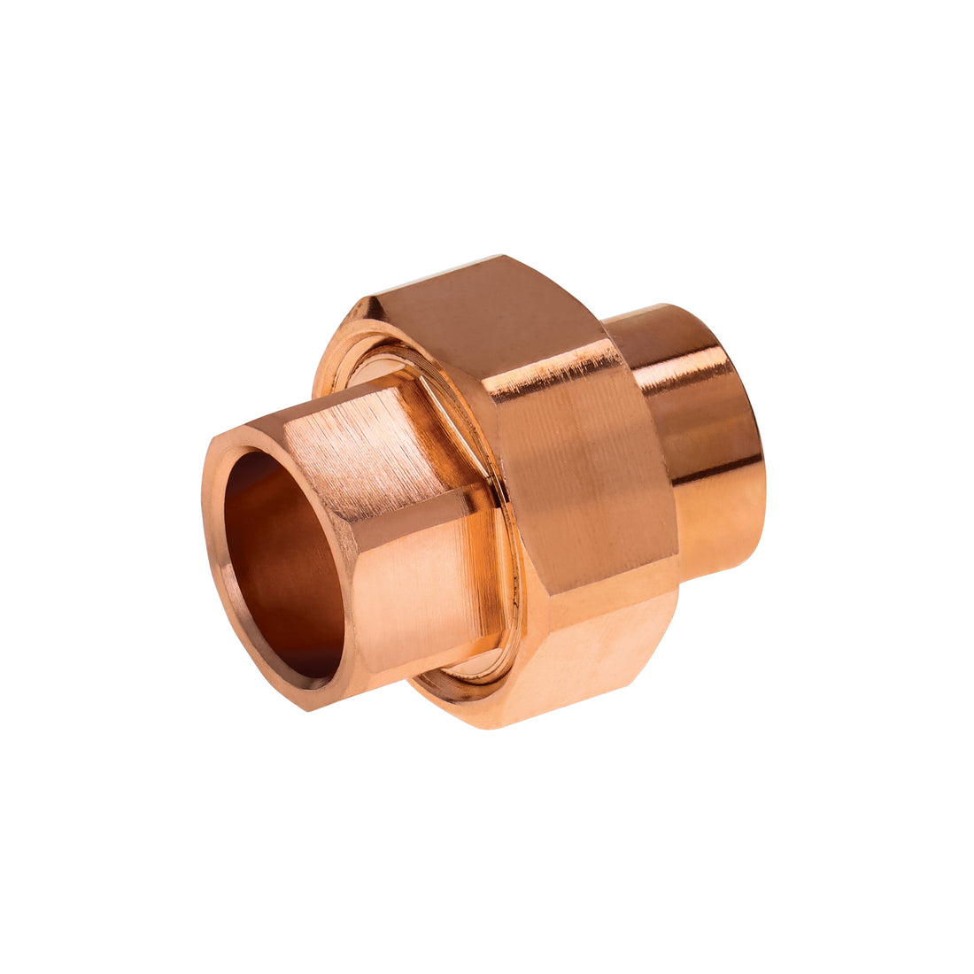 Tuerca unión de cobre de 1/2", FOSET BASIC