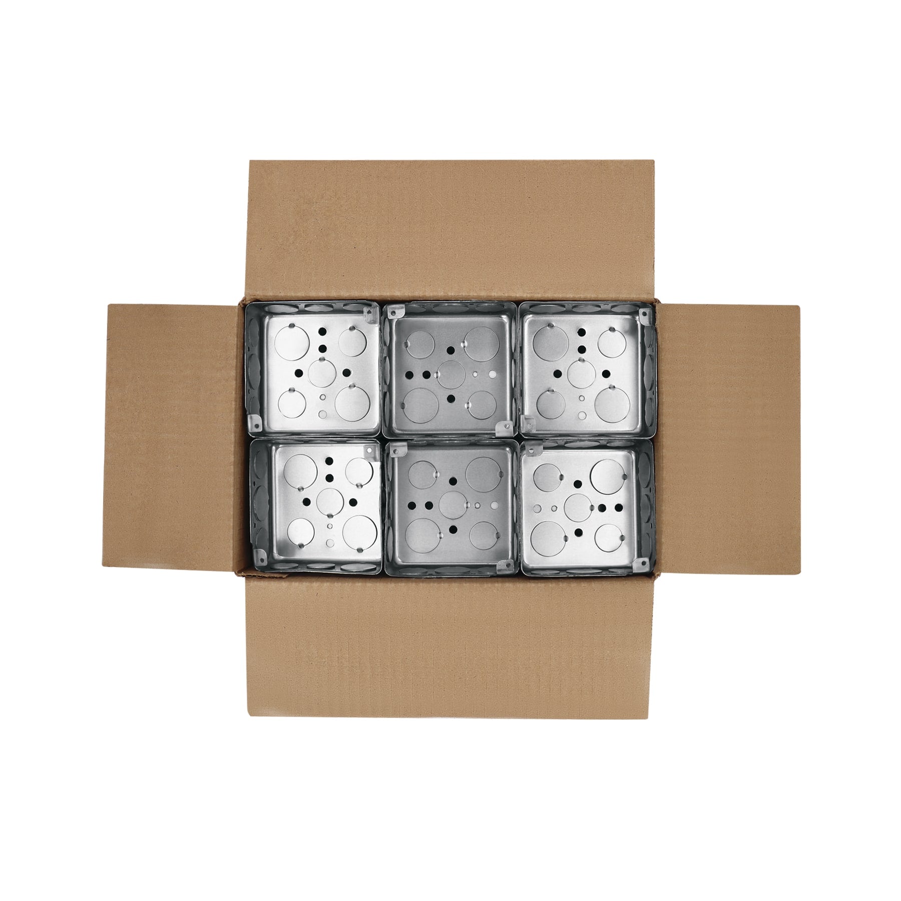 Caja cuadrada 4" x 4" reforzada, VOLTECK