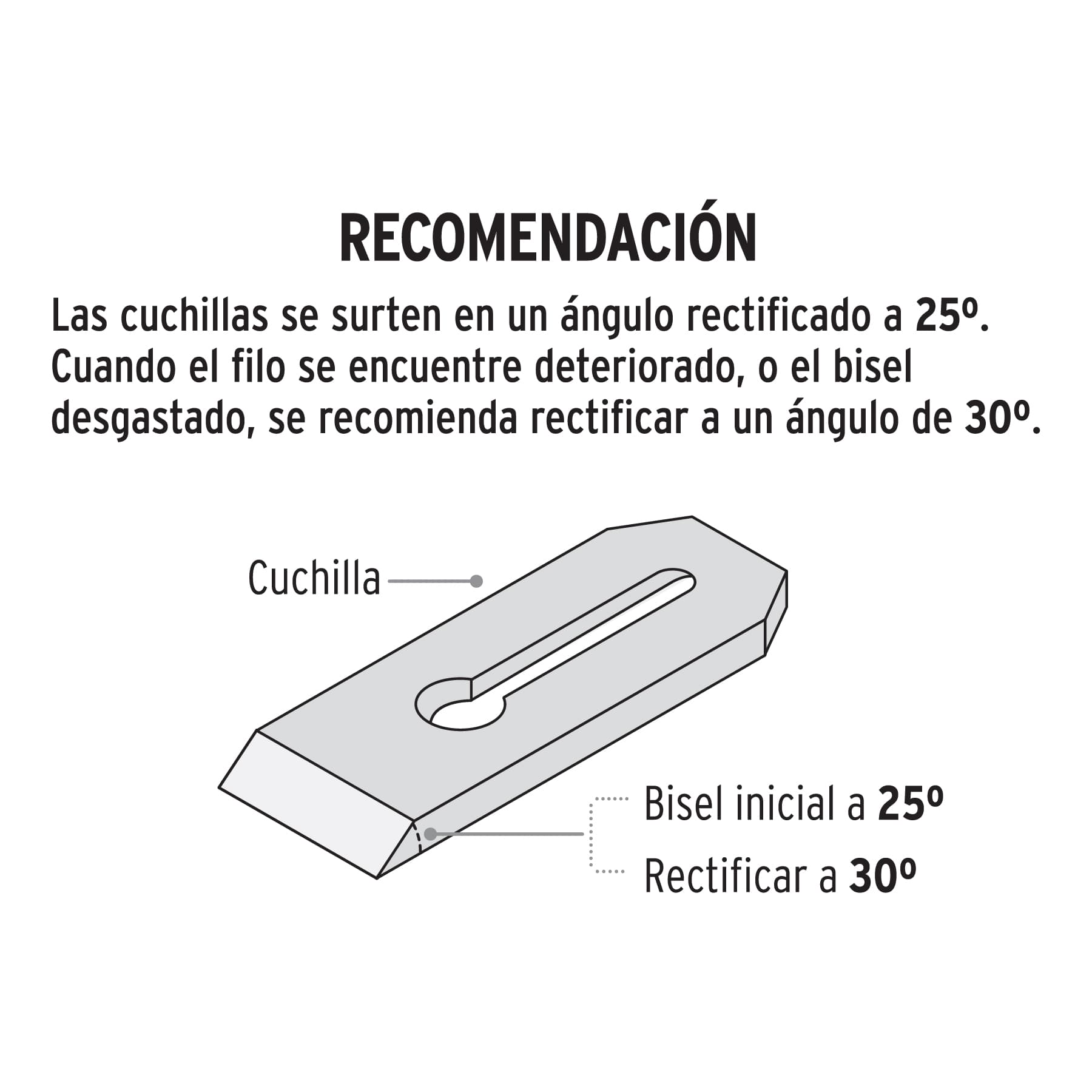 Cuchilla y contra para cepillo de carpintero 6, TRUPER