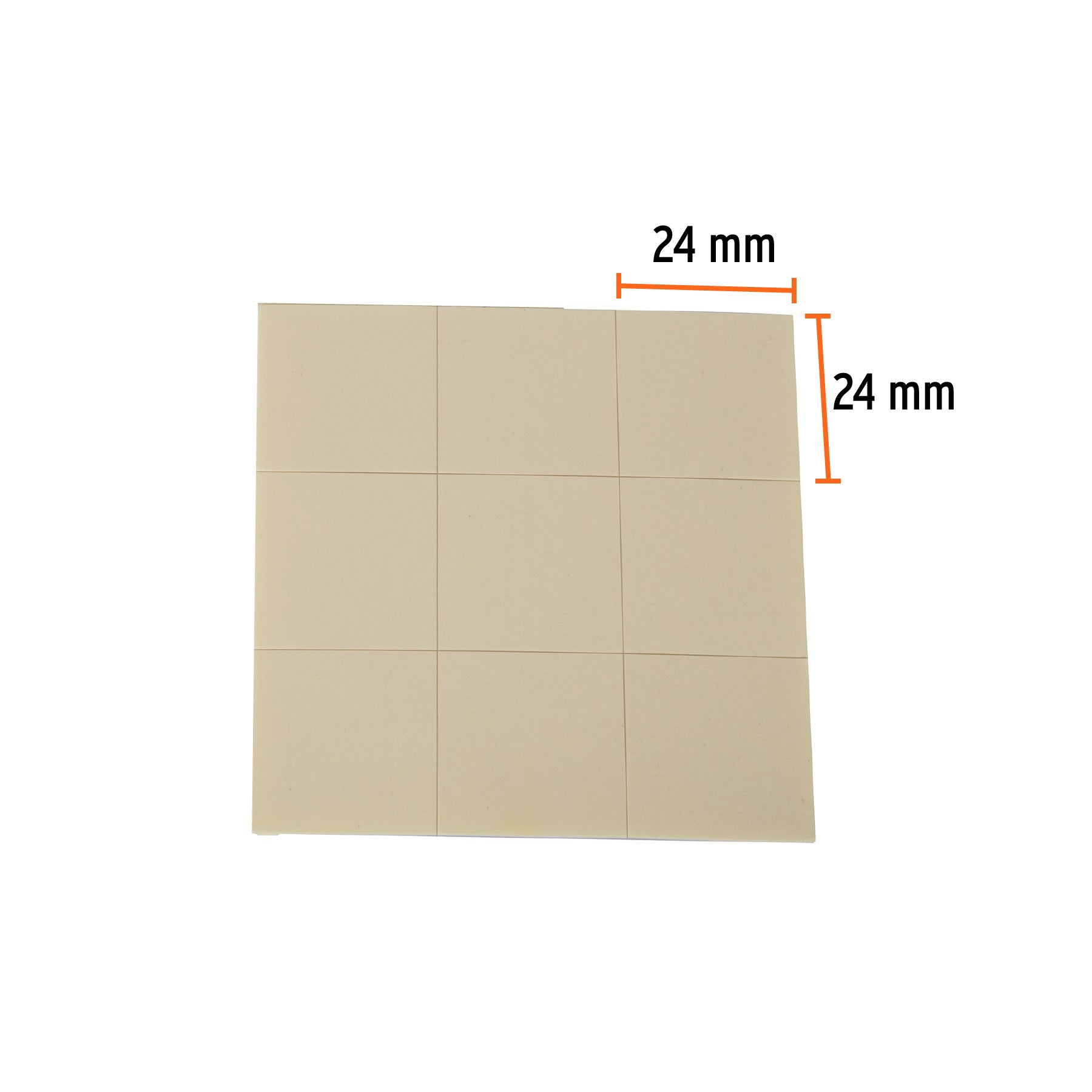 Blíster con 18 cuadros de montaje de 24 mm x 24 mm, TRUPER