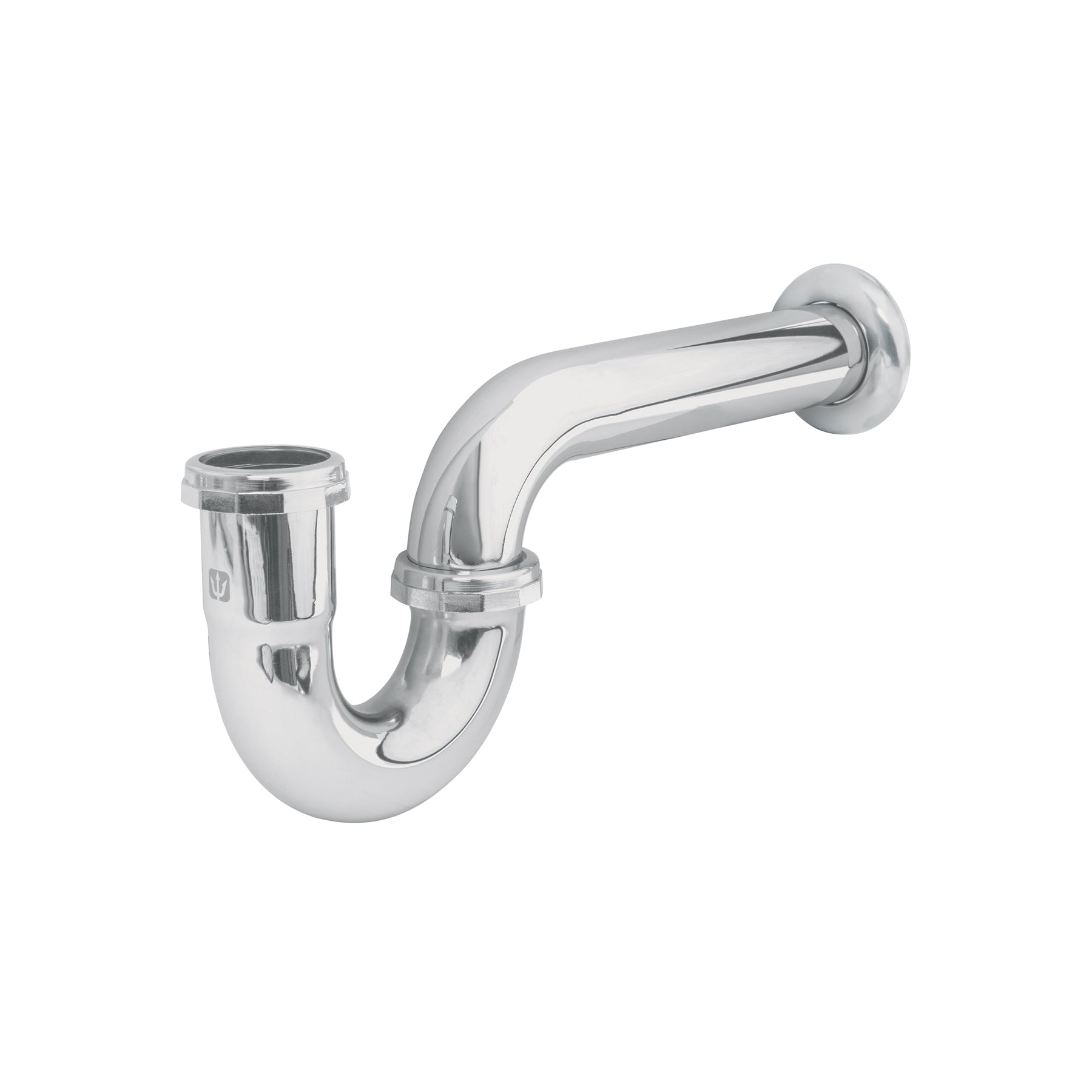 Céspol 1-1/2", sin contra, latón cromo, para fregadero