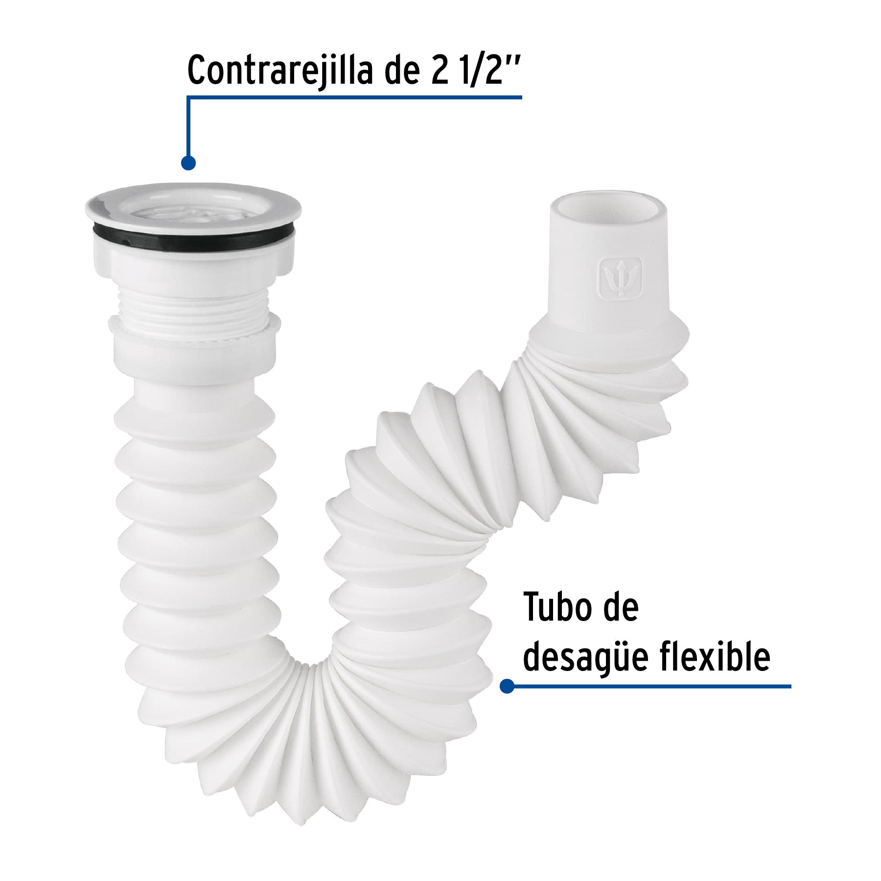 Céspol flexible con contrarrejilla de PP, FOSET