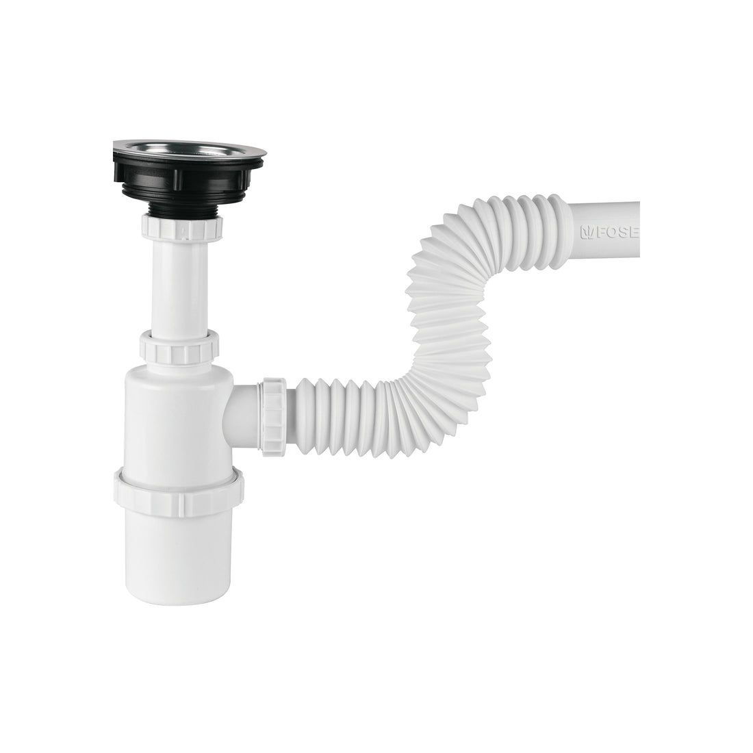 Céspol de bote con contracanasta de acero inoxidable, FOSET