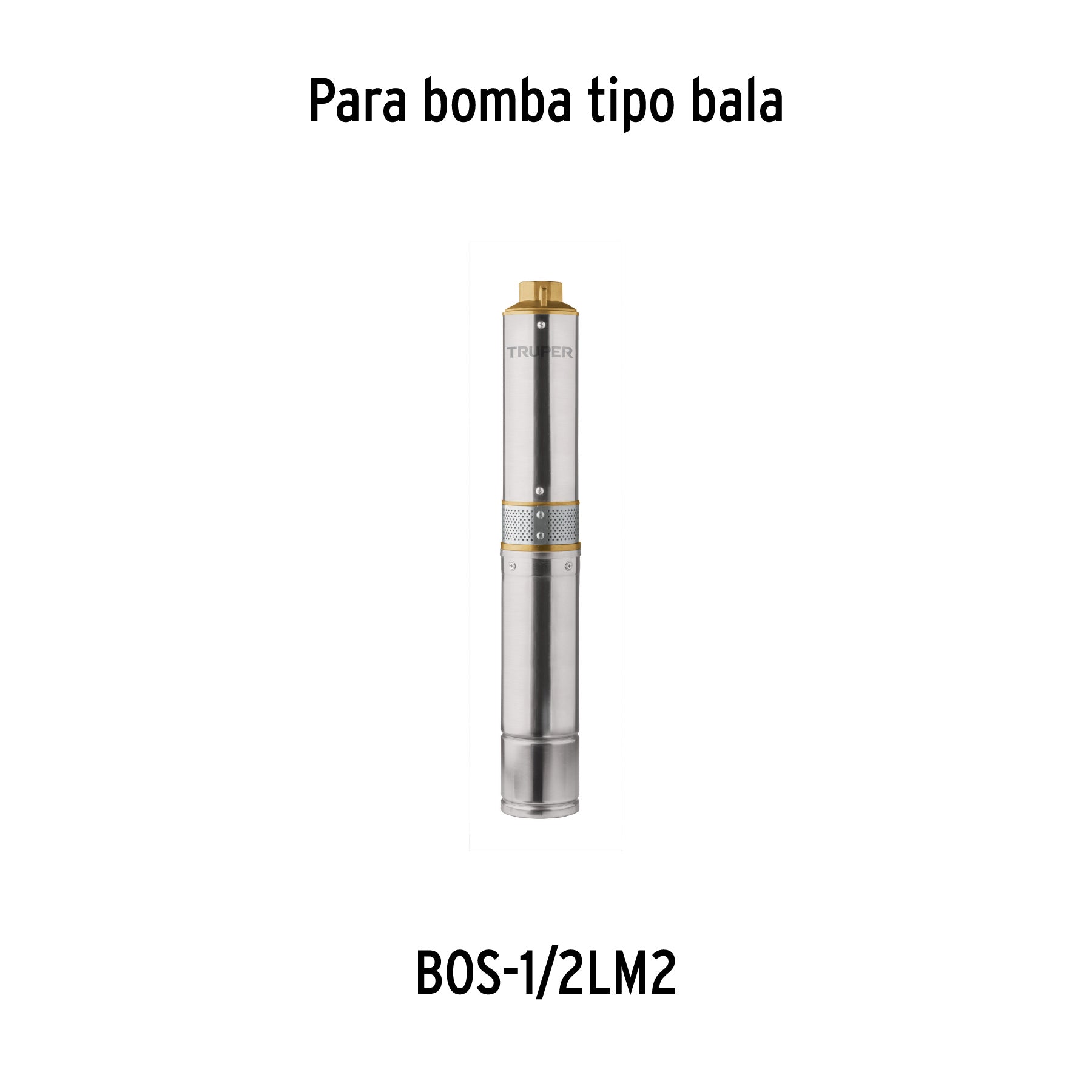 Caja de control para bomba tipo bala 1/2 HP, TRUPER