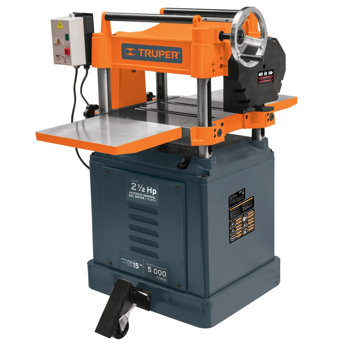 Cepillo de piso 15", 2-1/2 HP