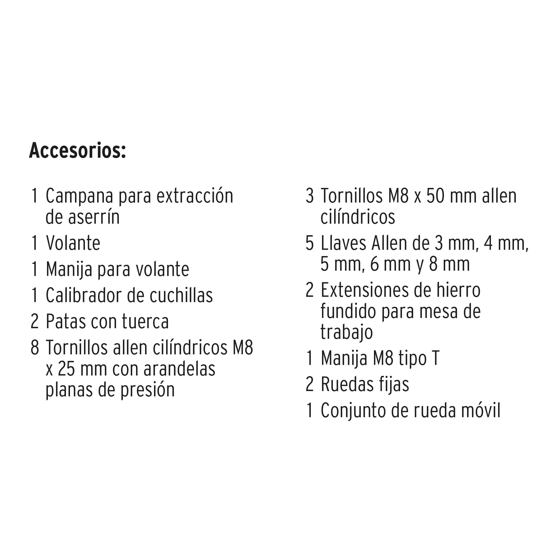 Cepillo de piso 20", 3 HP