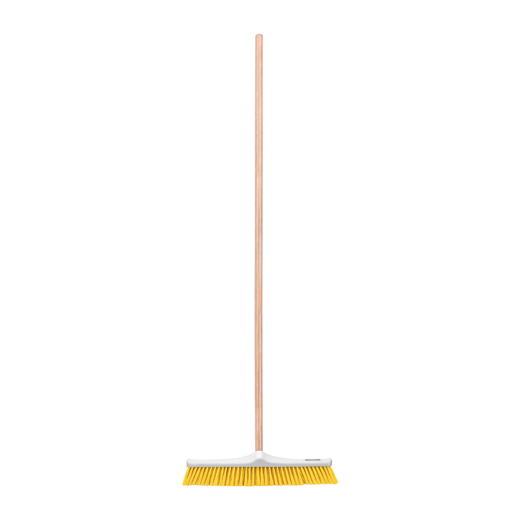 Cepillo para barrer cerda suave de 56 cm, bastón de madera