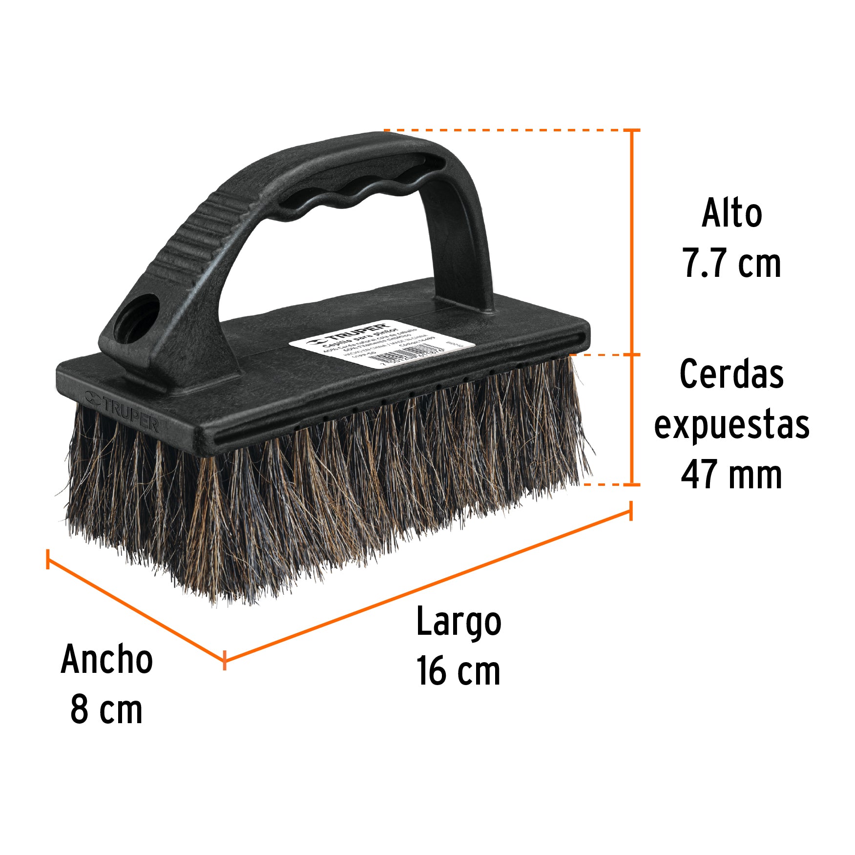 Cepillo para pintor, superficies semirrugosas, TRUPER