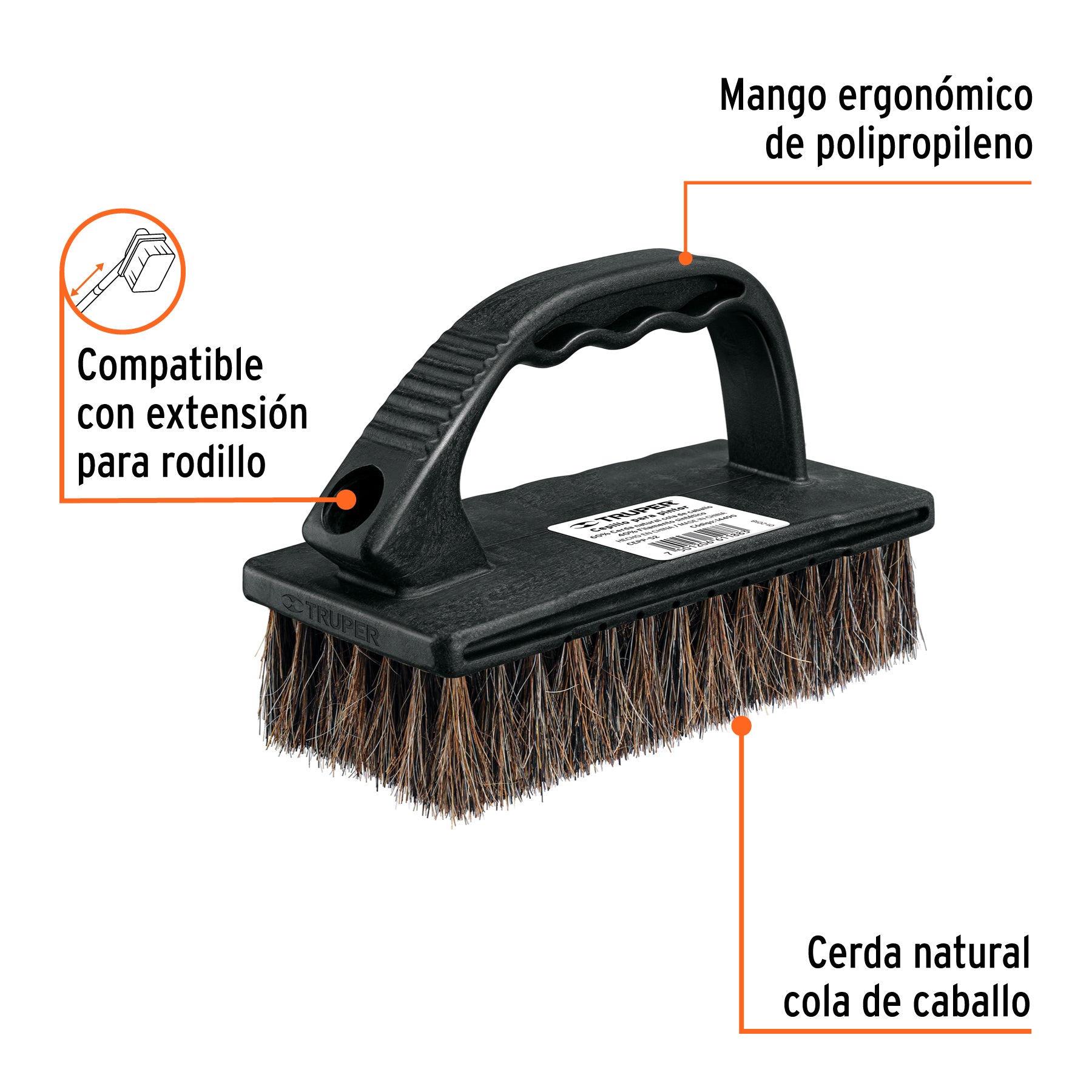 Cepillo para pintor, superficies extrarrugosas, TRUPER