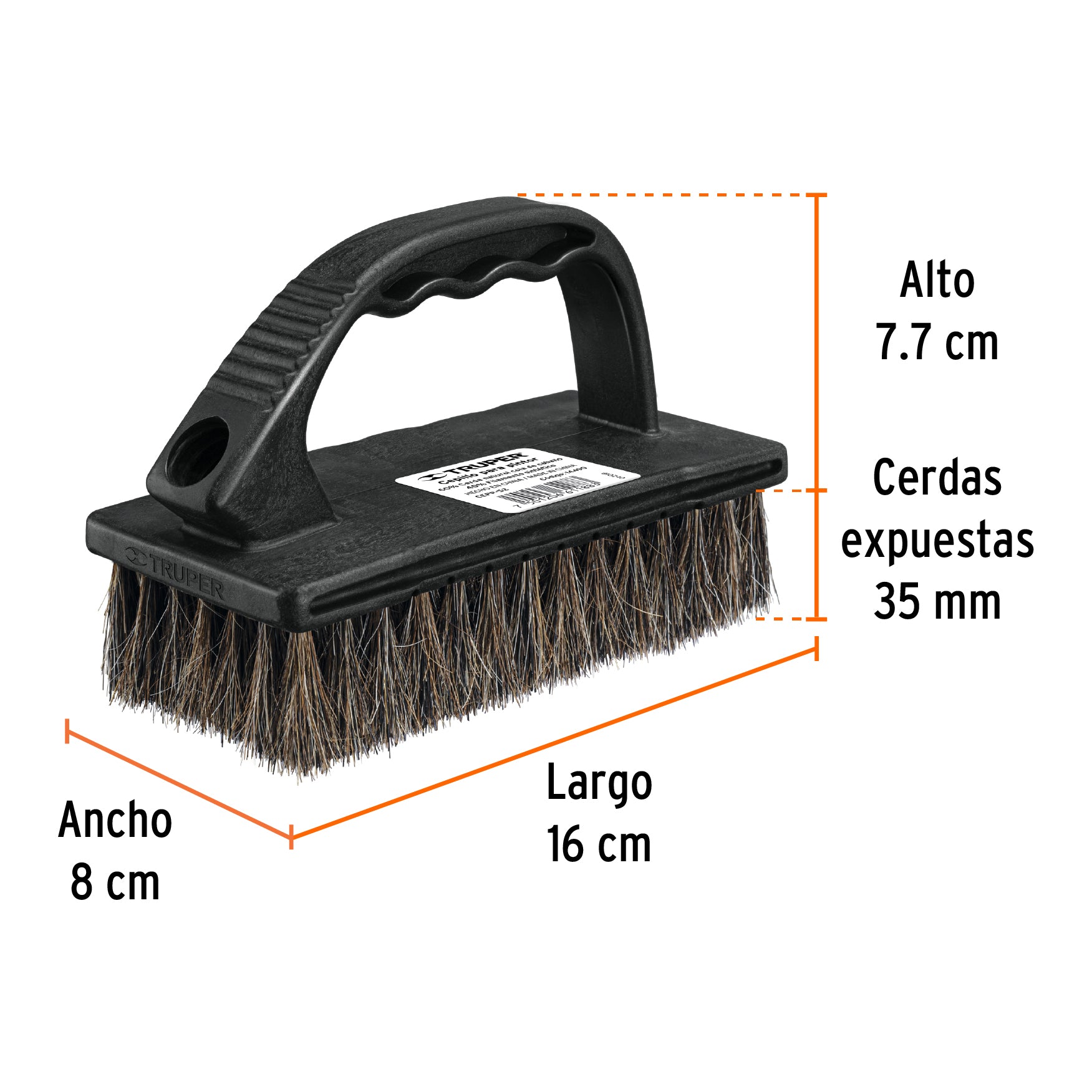 Cepillo para pintor, superficies extrarrugosas, TRUPER
