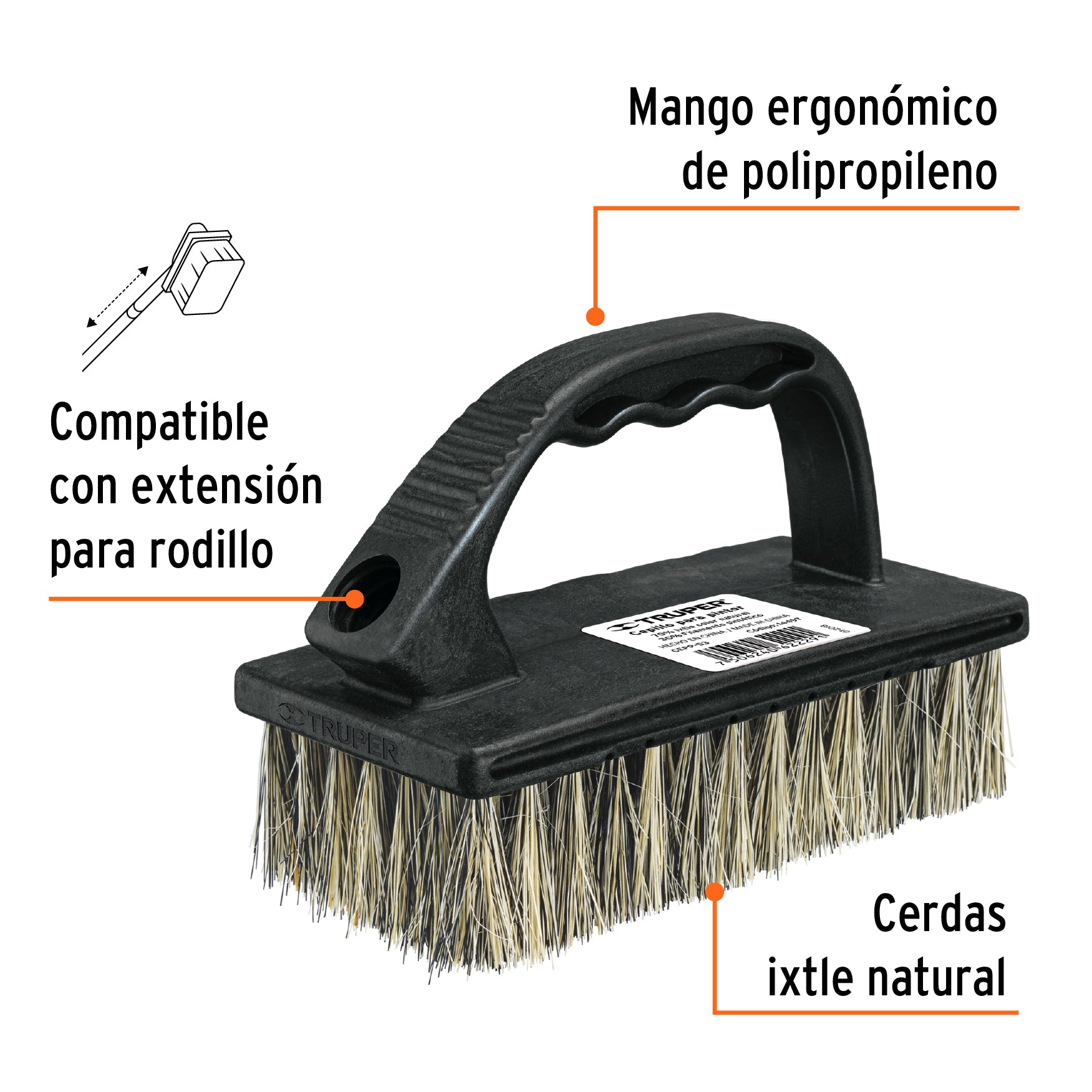 Cepillo para pintor, superficies rugosas, TRUPER