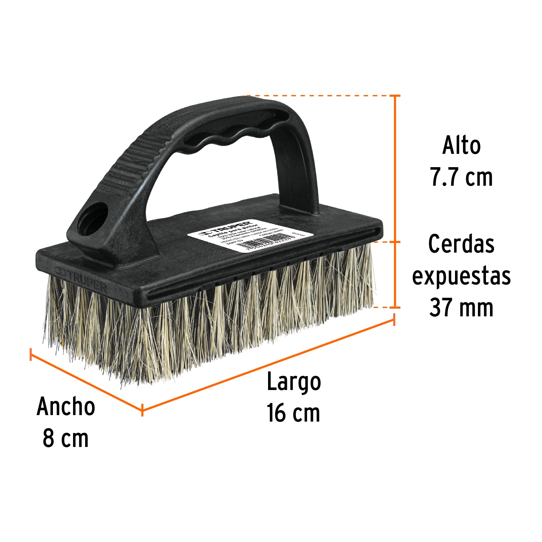 Cepillo para pintor, superficies rugosas, TRUPER