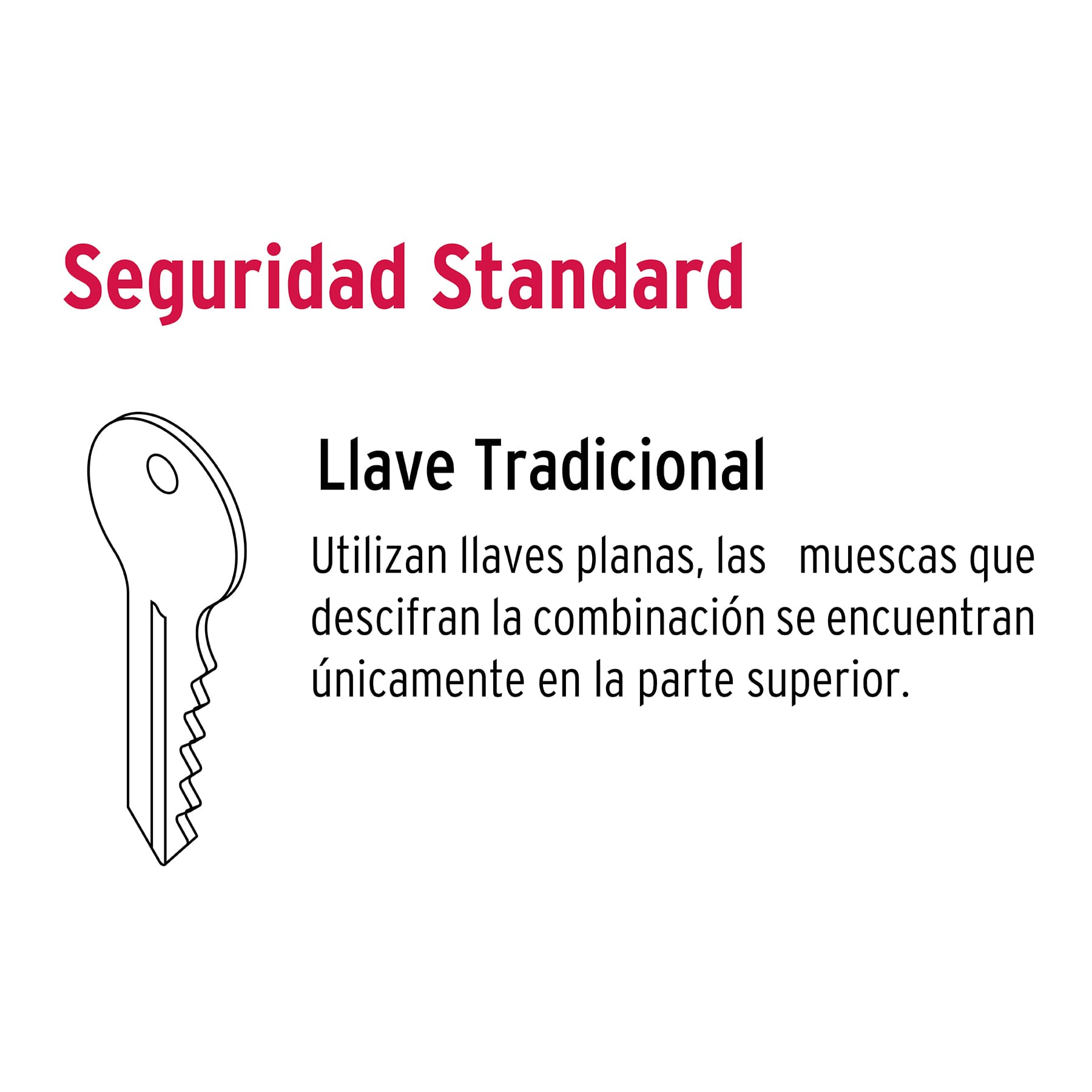 Cerrojo llave-llave latón brillante,llave tradicional HERMEX