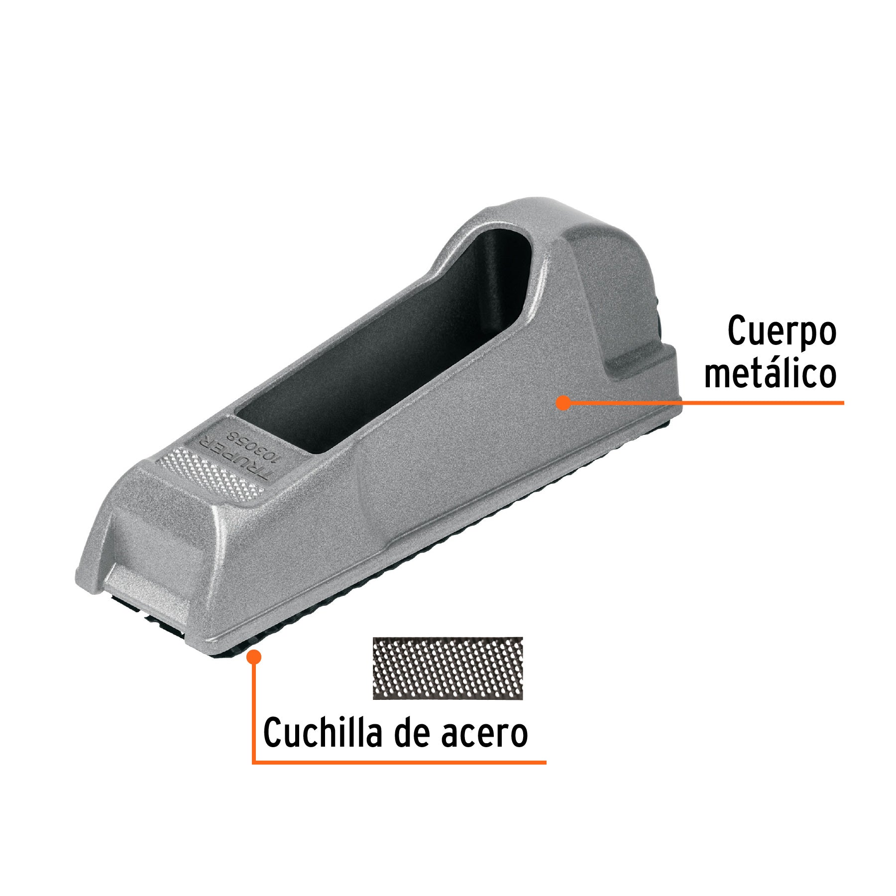 Cepillo escofina para muros de yeso, 6", TRUPER