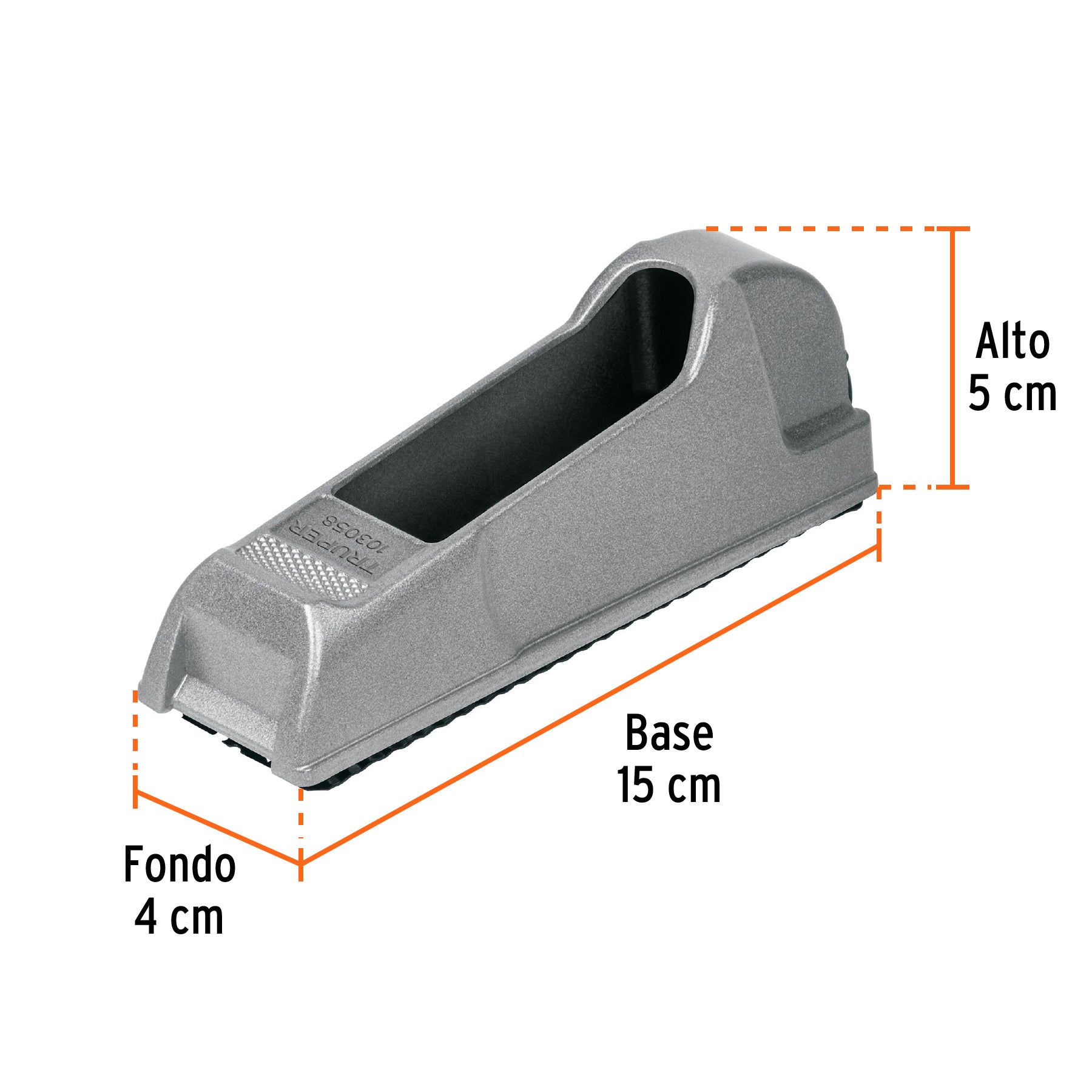 Cepillo escofina para muros de yeso, 6", TRUPER