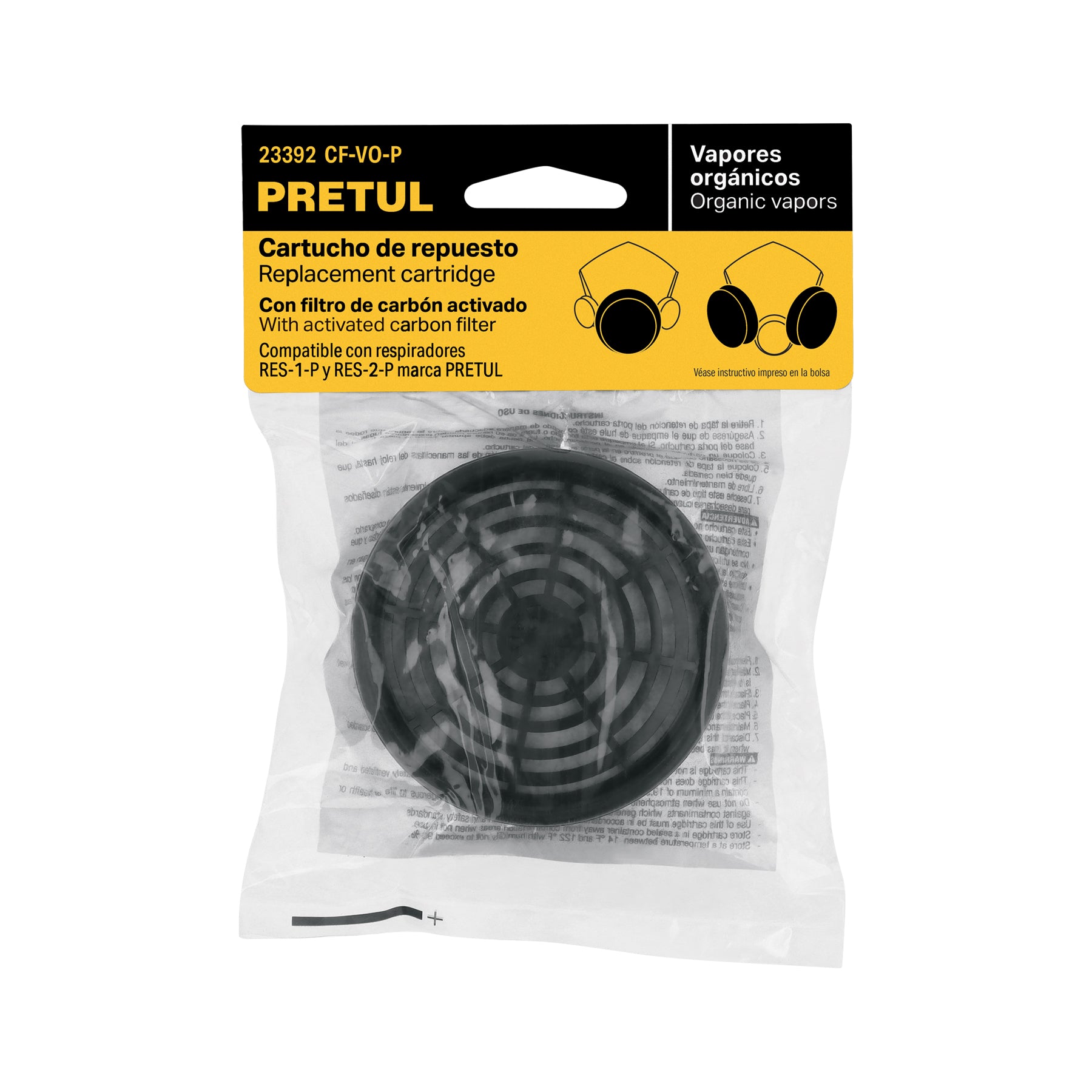 Filtro de repuesto, polvos y partículas, PRETUL