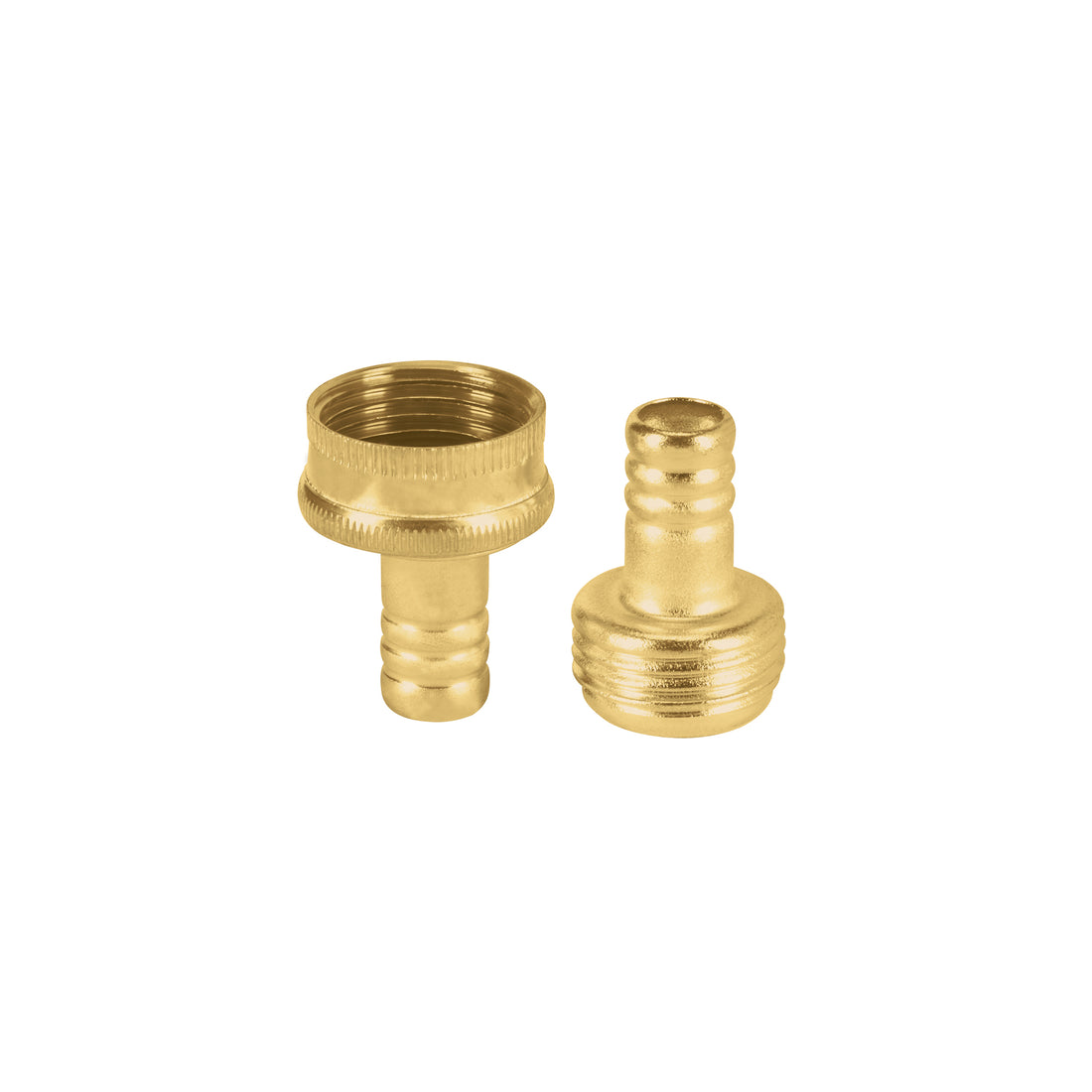 Juego conectores 1/2" macho/hembra de latón laminado, PRETUL