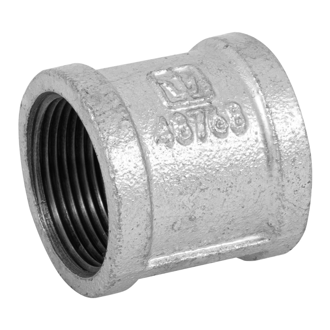 Cople reforzado de acero galvanizado de 1-1/4", FOSET