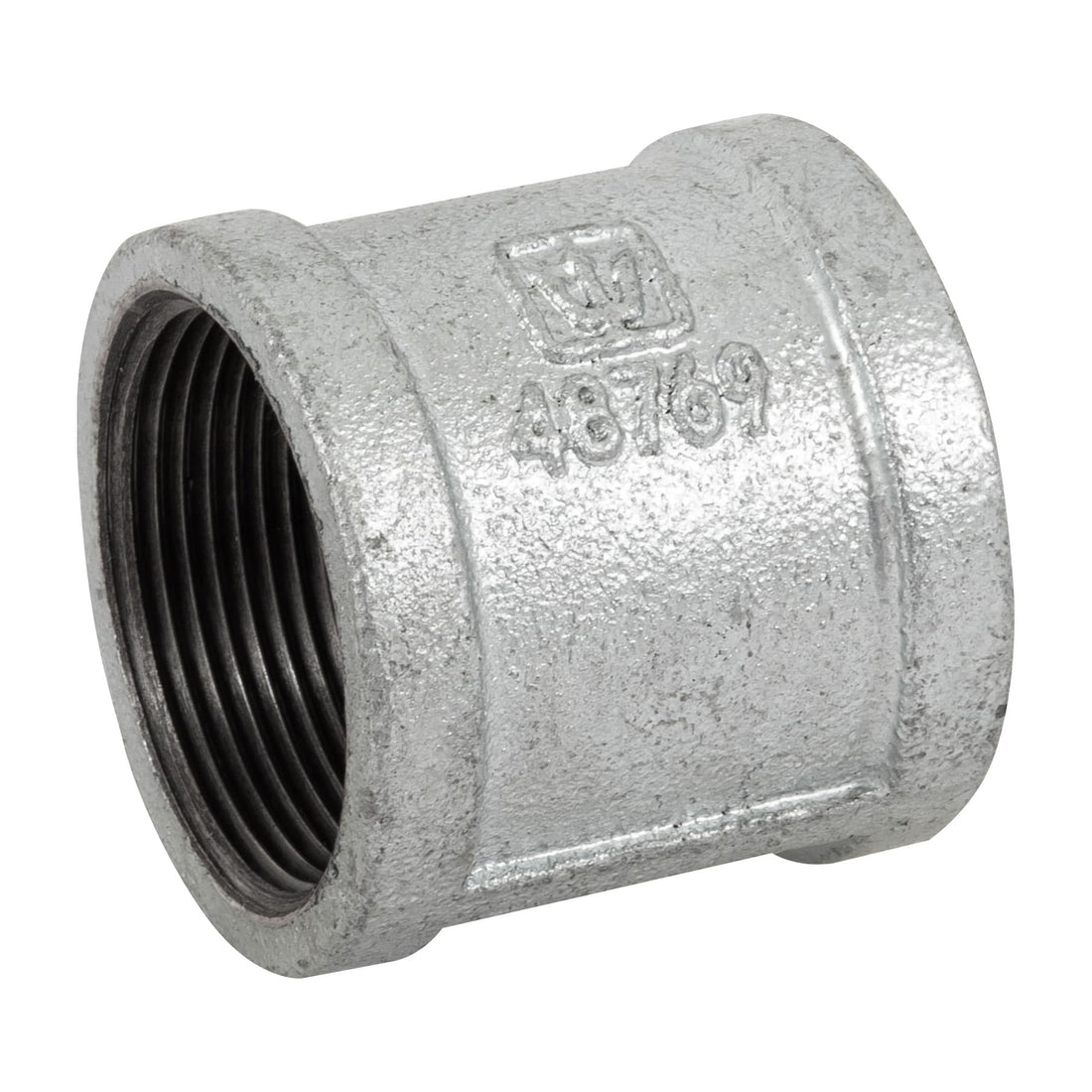Cople reforzado de acero galvanizado de 1-1/2", FOSET