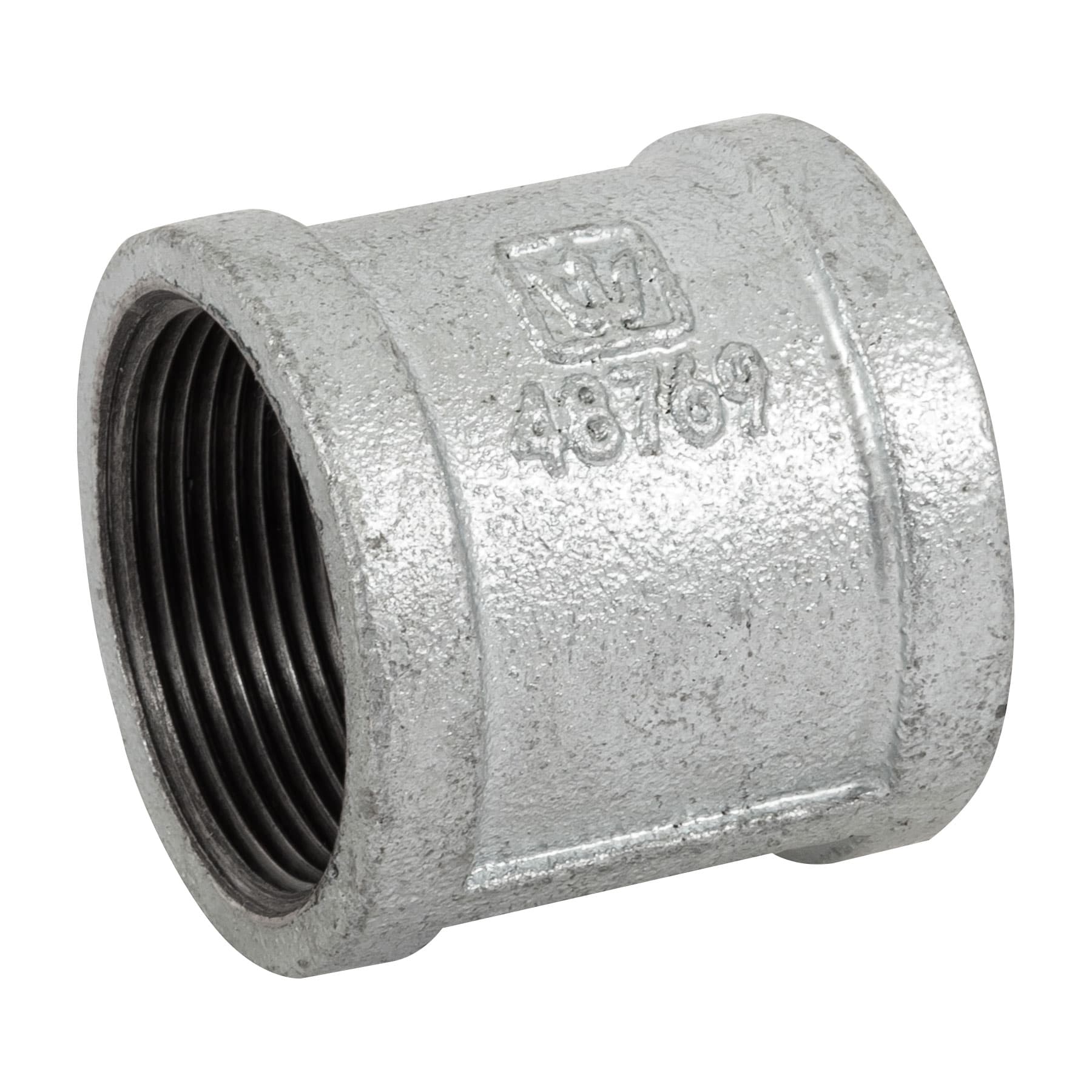 Cople reforzado de acero galvanizado de 1-1/2", FOSET