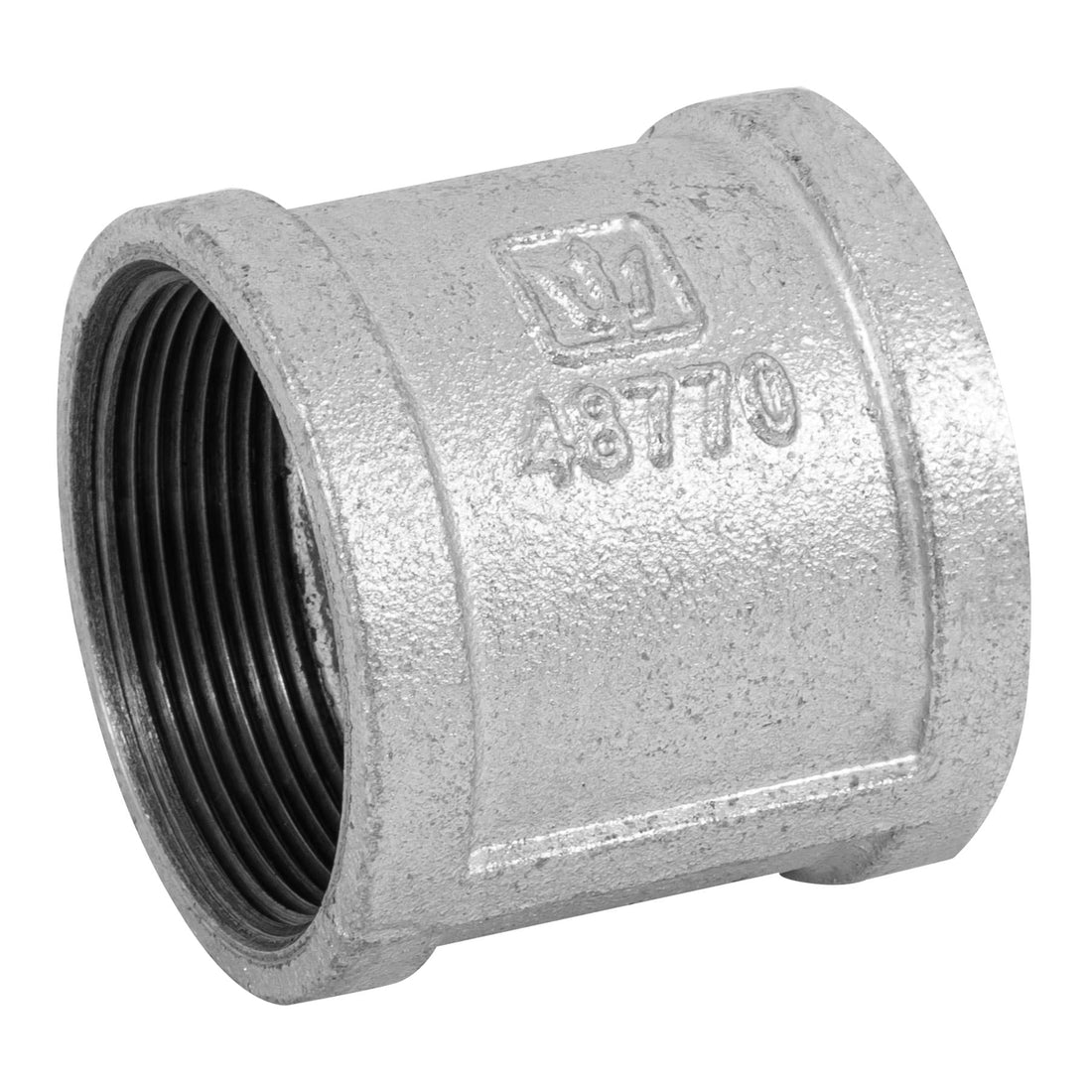 Cople reforzado de acero galvanizado de 2", FOSET